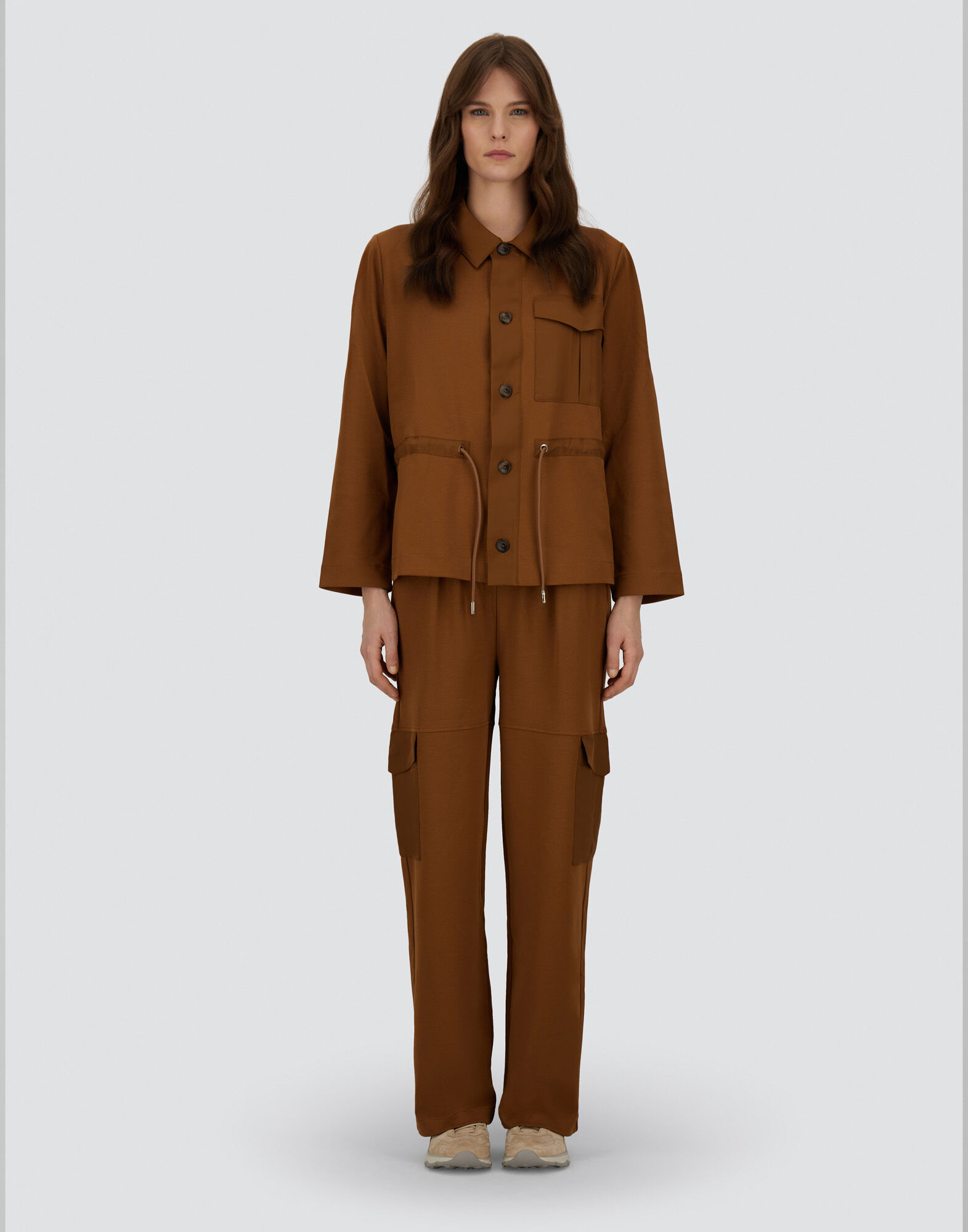 TROUSERS IN 100% COTTON INTERLOCK AND ARENDELLE