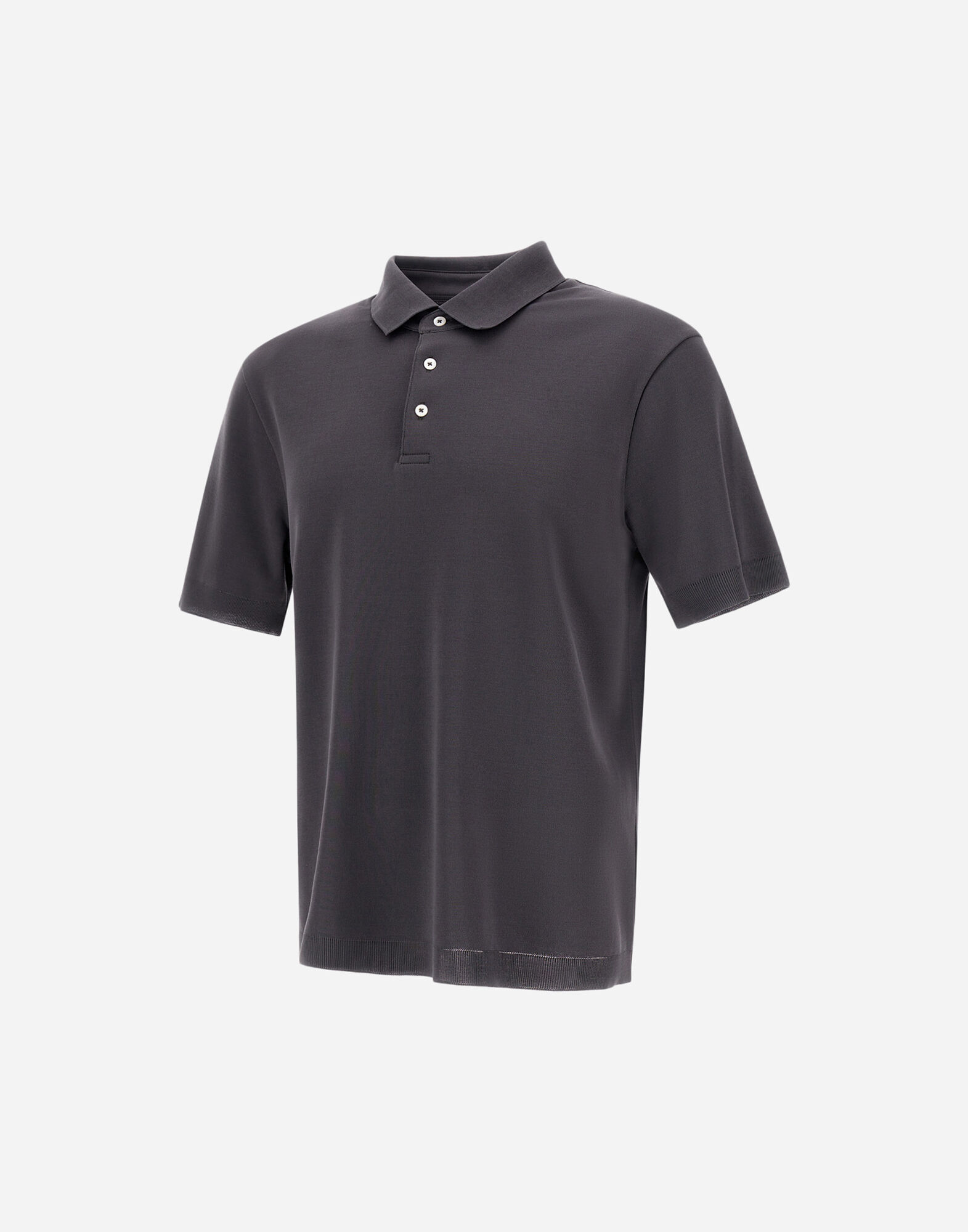 JERSEY KNIT EFFECT POLO SHIRT