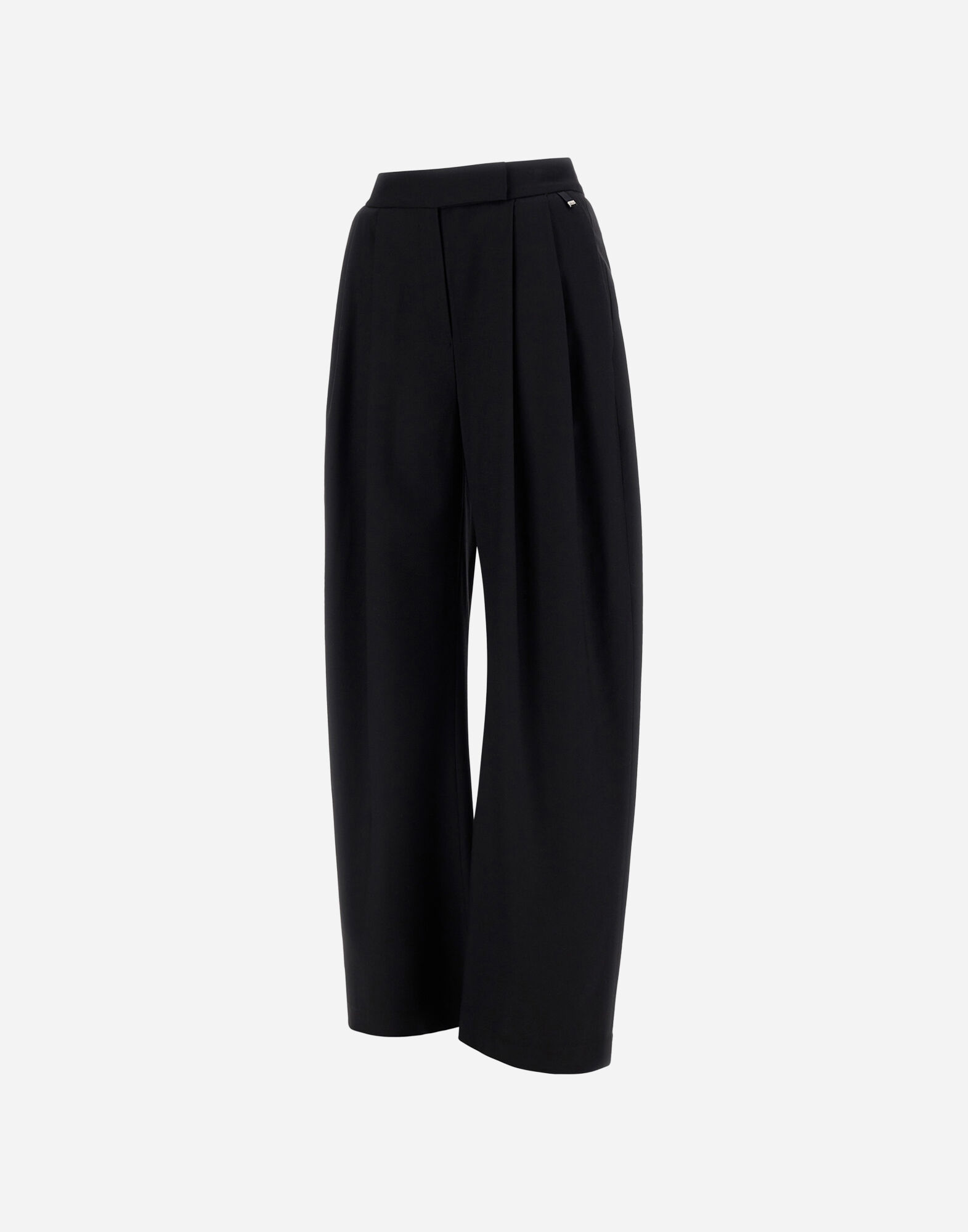 PALAZZO TROUSERS IN FLUID WOOL