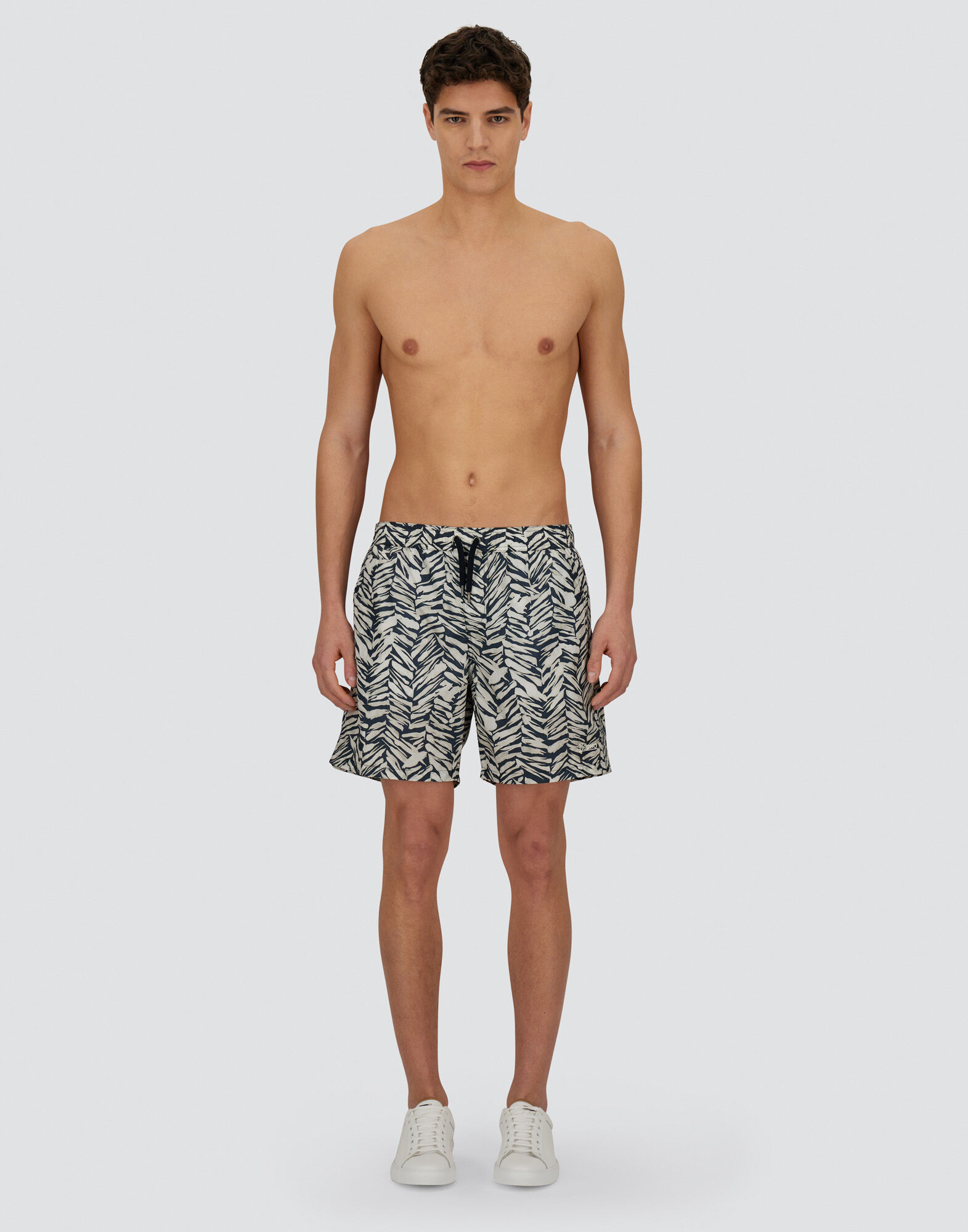 RESORT SWIM SHORTS IN NYLON SEASONAL PRINT