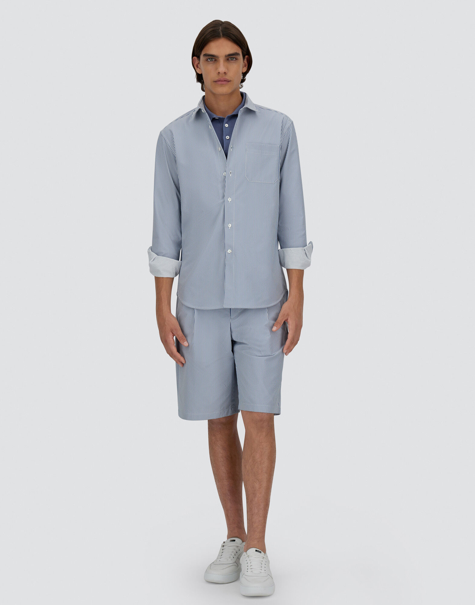 SUMMER STRIPE SHACKET