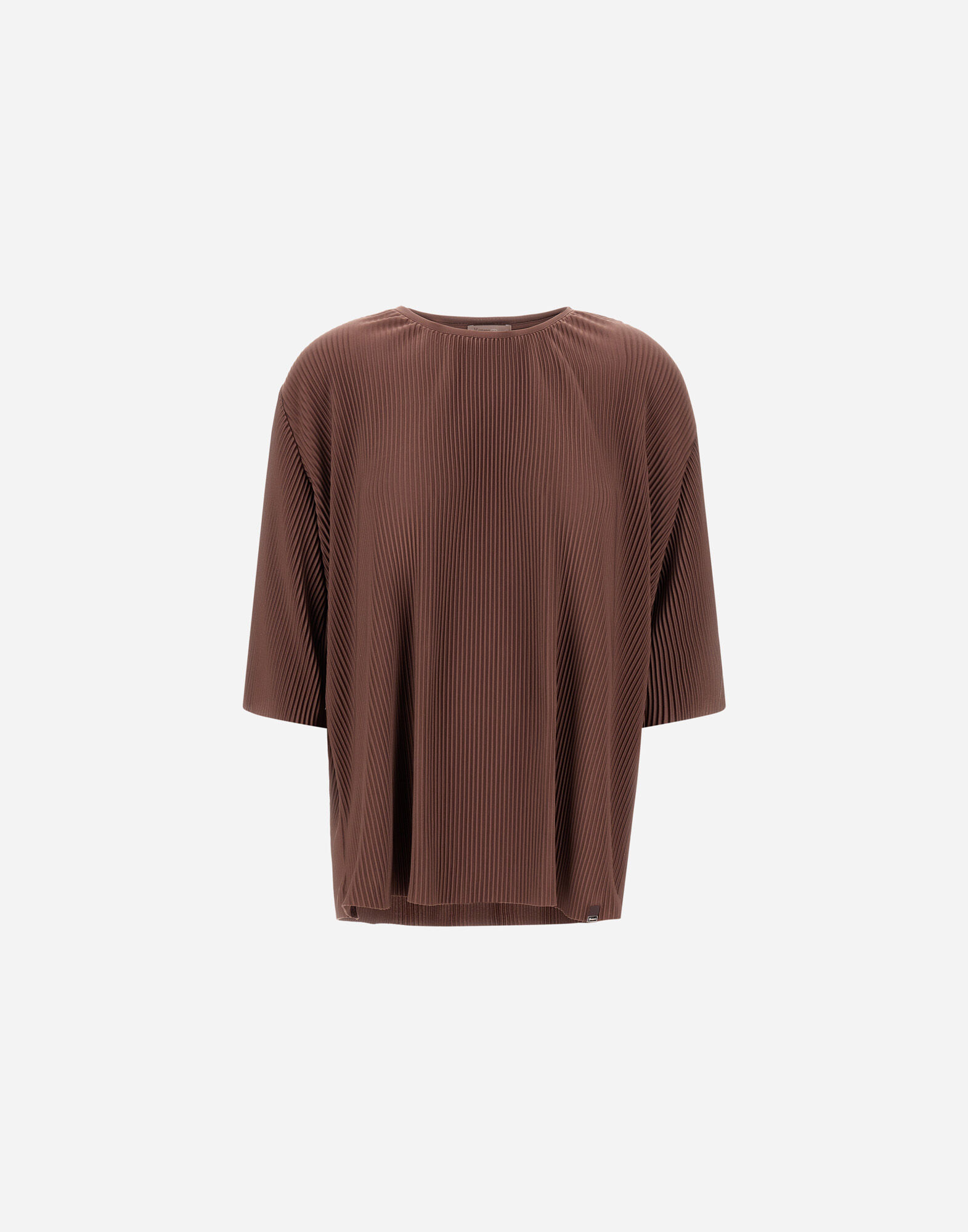 RESORT T-SHIRT IN PLEATED JERSEY