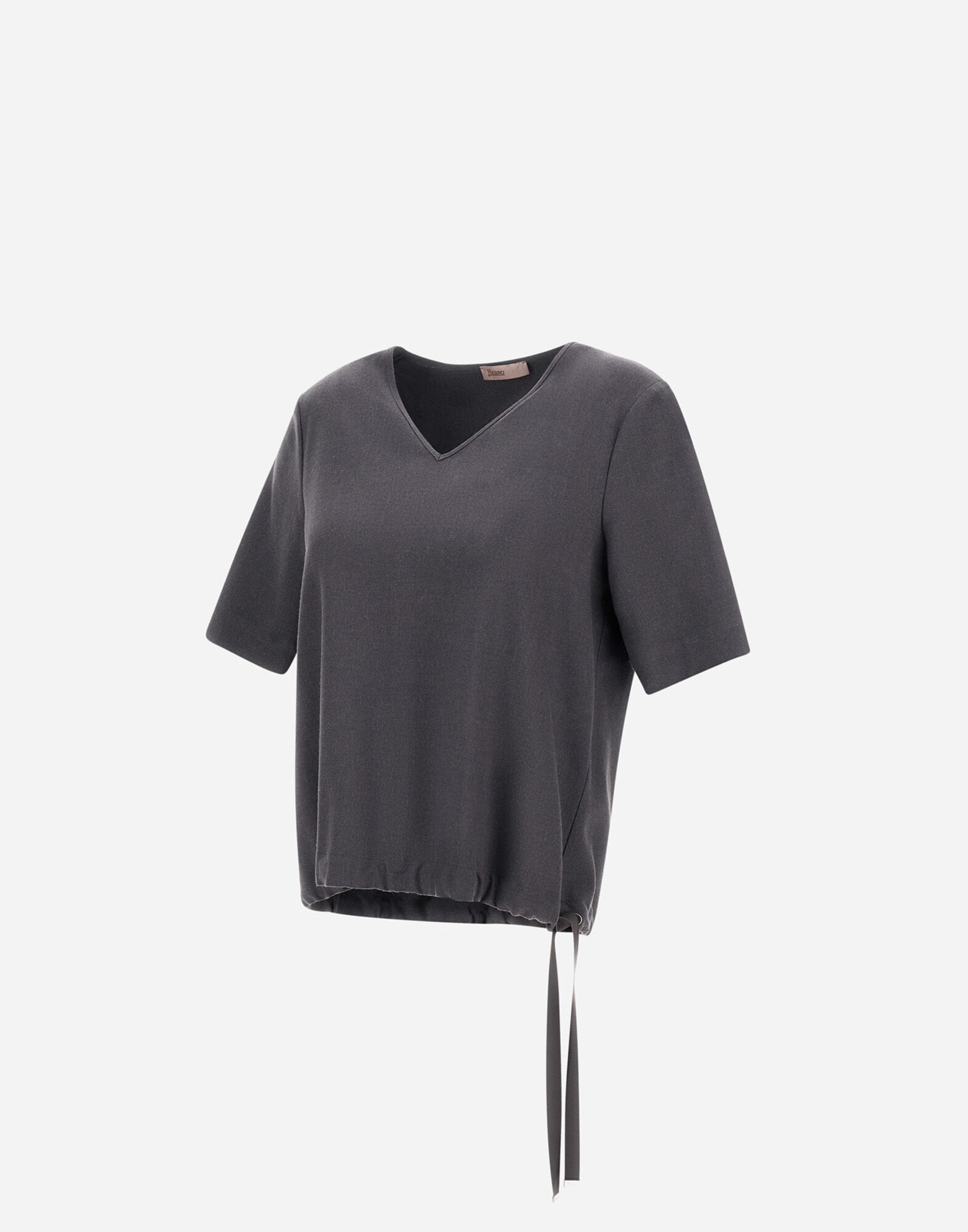RESORT T-SHIRT IN MELANGE FLANNEL