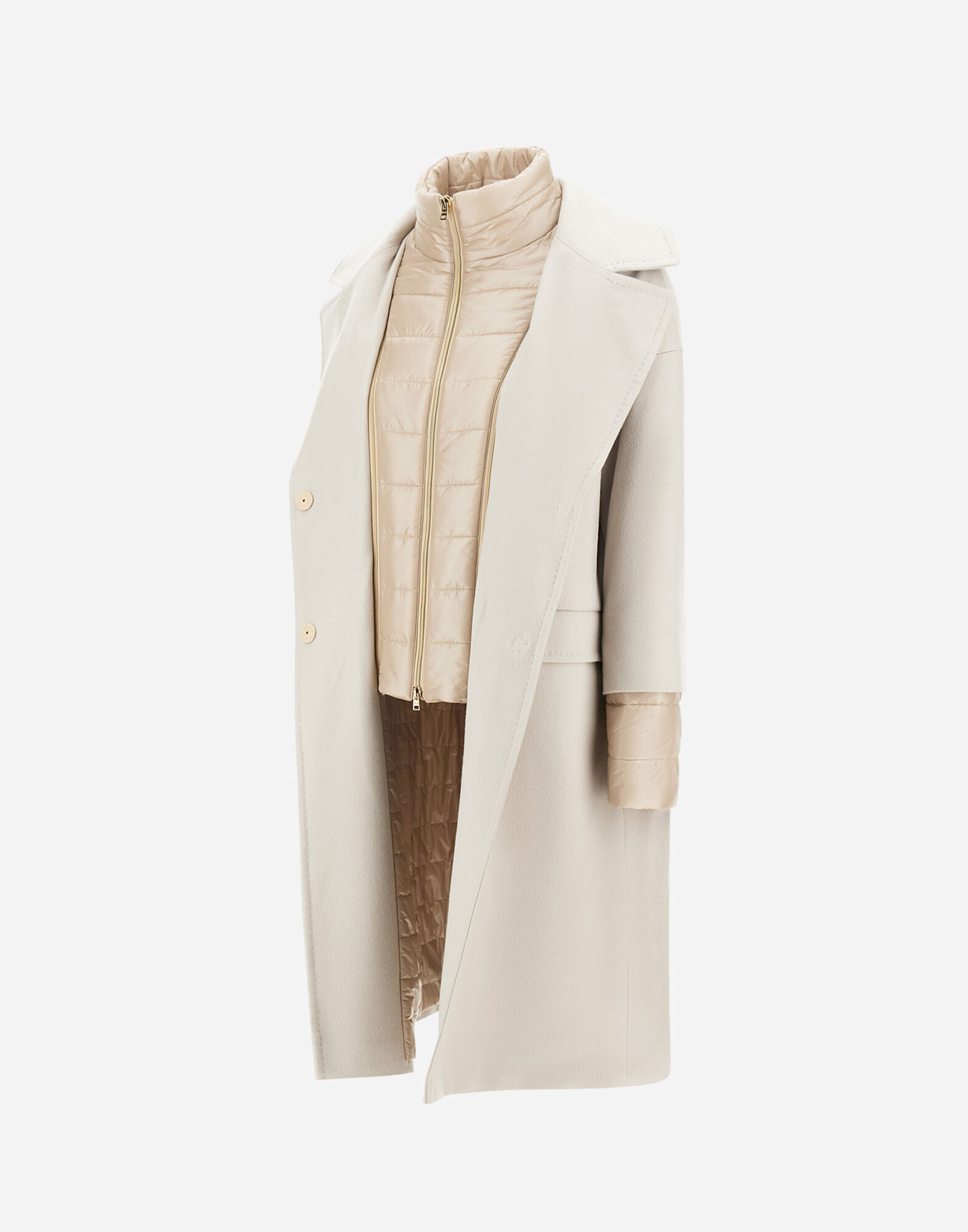 COAT IN PURE CASHMERE AND NYLON ULTRALIGHT