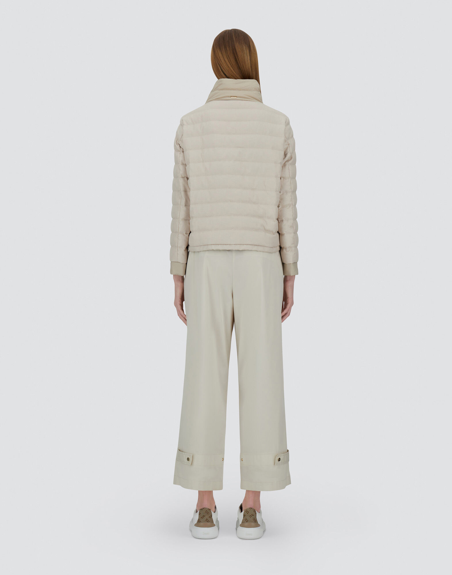 JACKET IN CASHMERE, SILK AND ECOAGE