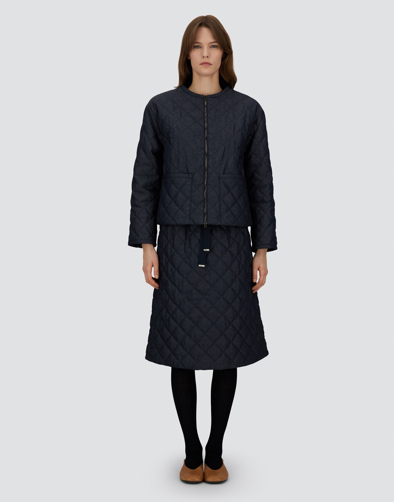 DENIM-EFFECT COTTON JACKET