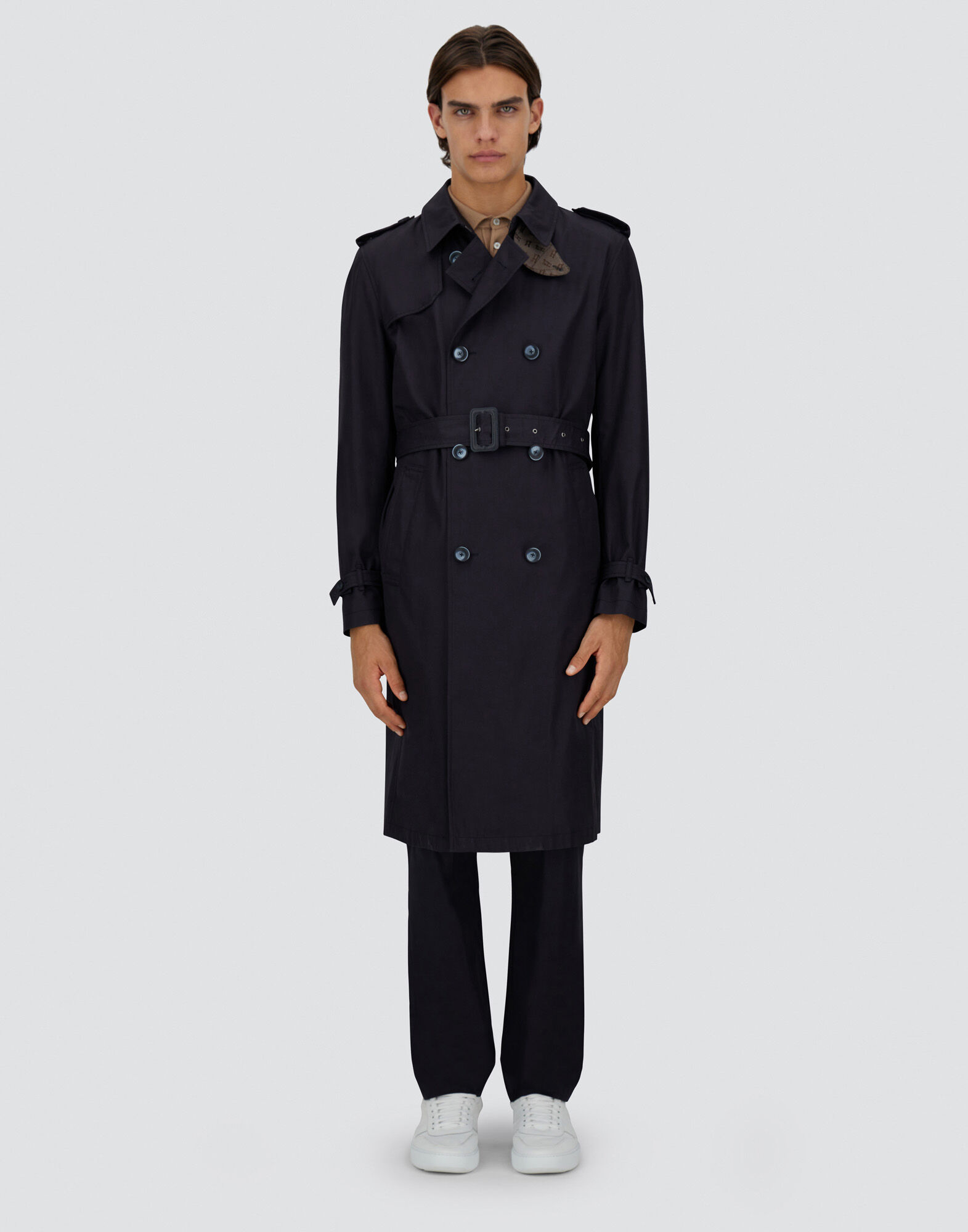 TRENCH COAT IN DELON AND MONOGRAM