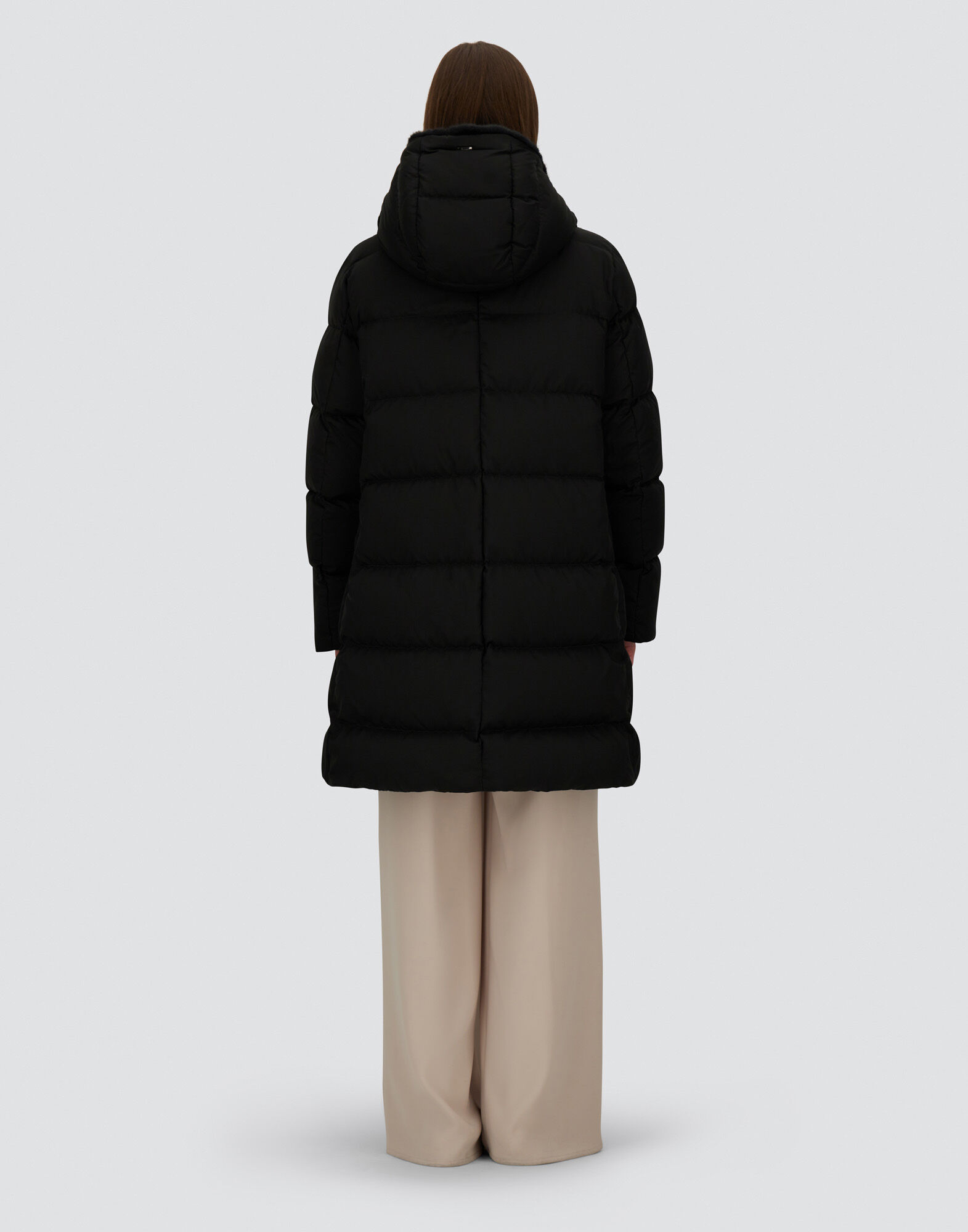 A-SHAPE JACKET IN ARENDELLE AND NEW LADY FAUX FUR
