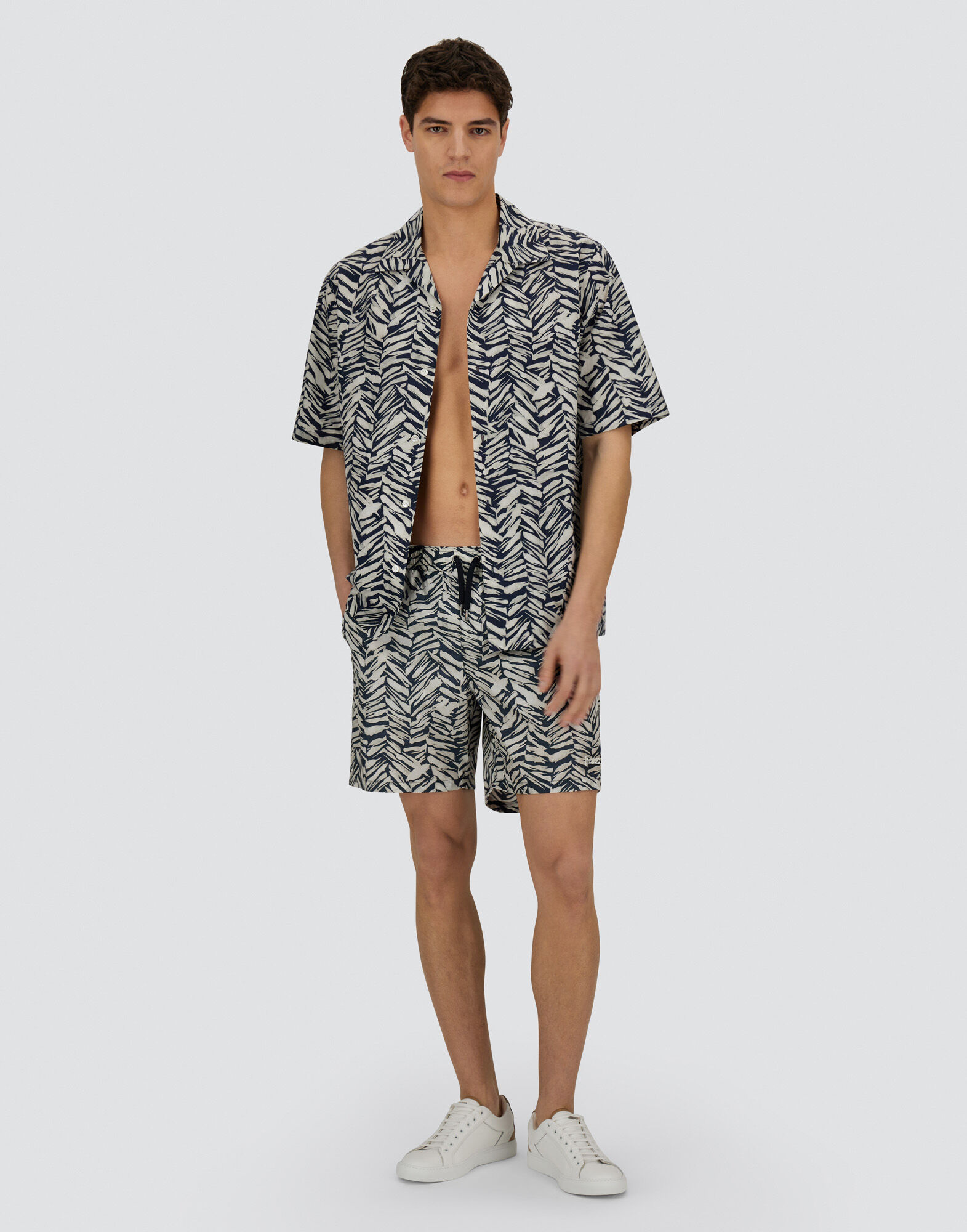 RESORT SHIRT IN COTTON SEASONAL PRINT