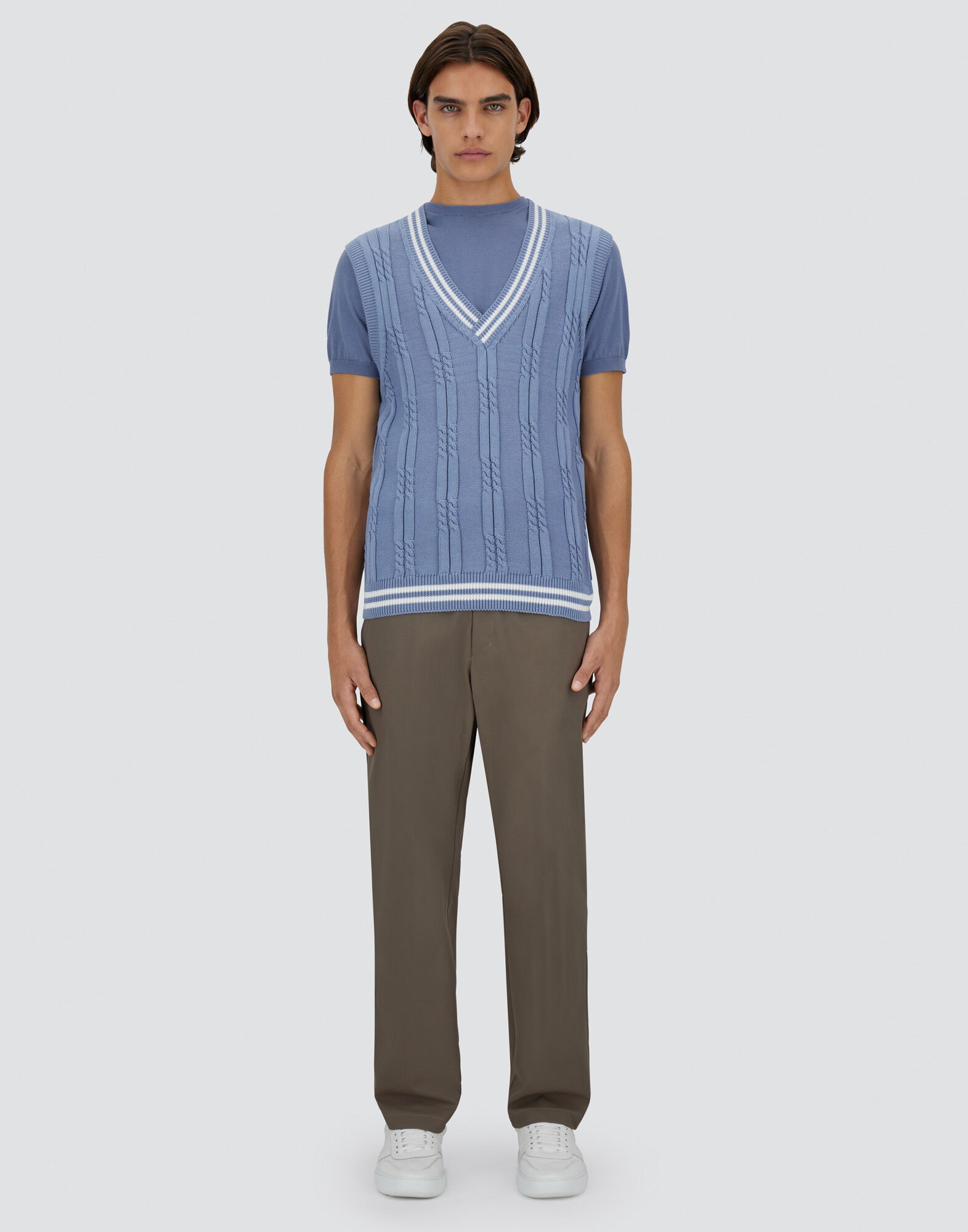 ETERNAL COTTON CABLE GILET