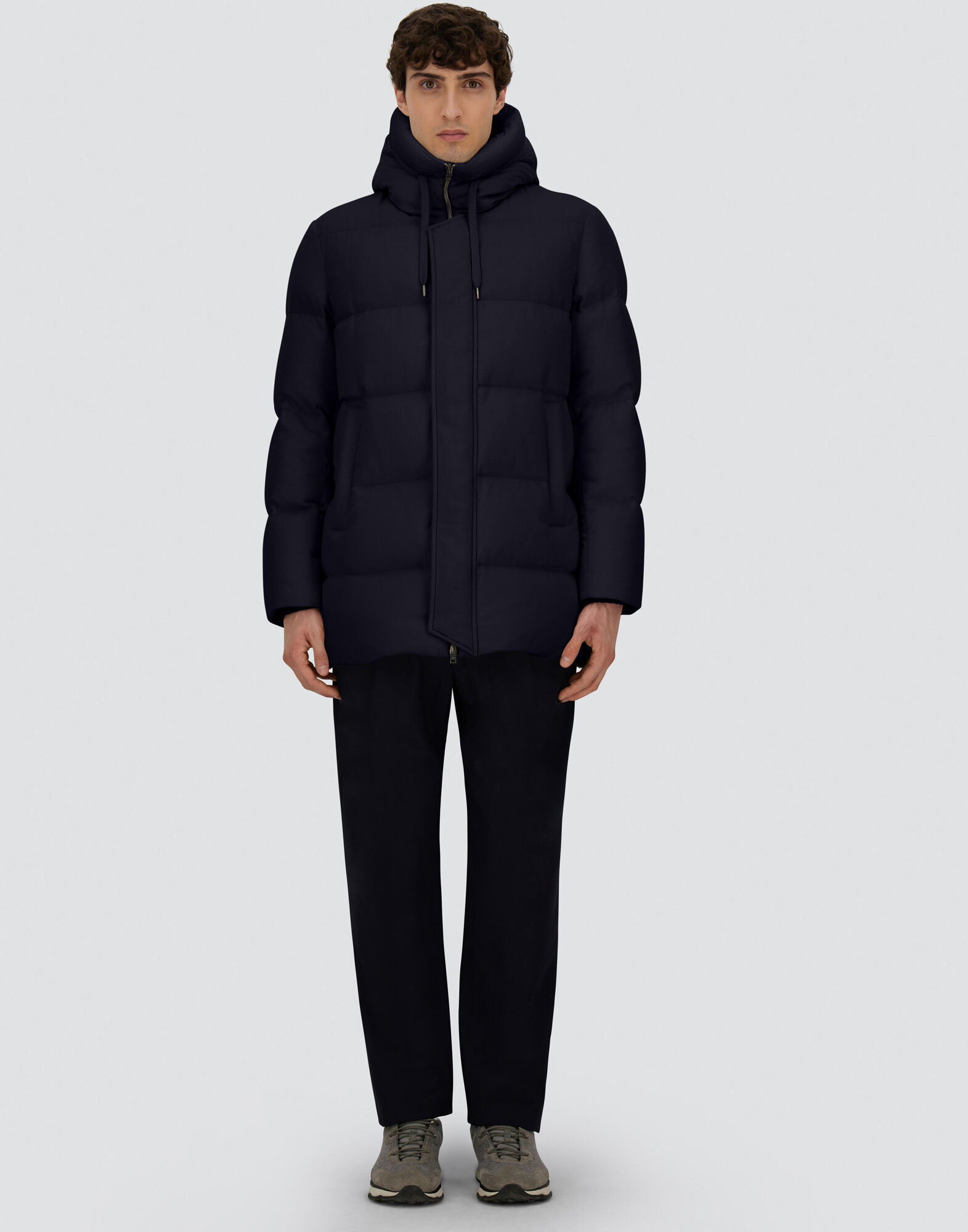 JACKET IN CASHMERE, SILK AND ECOAGE