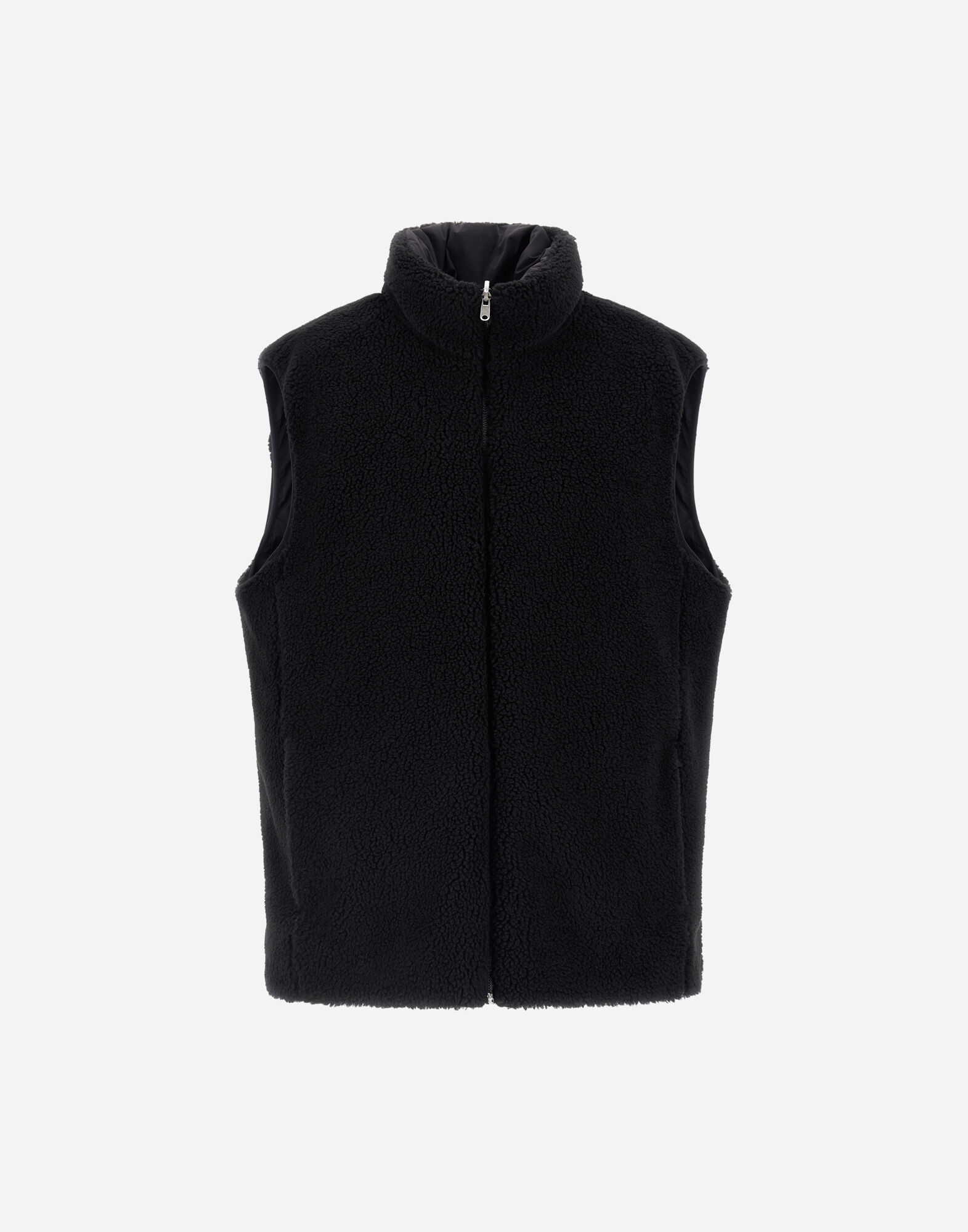 VEST IN TEDDY FABRIC