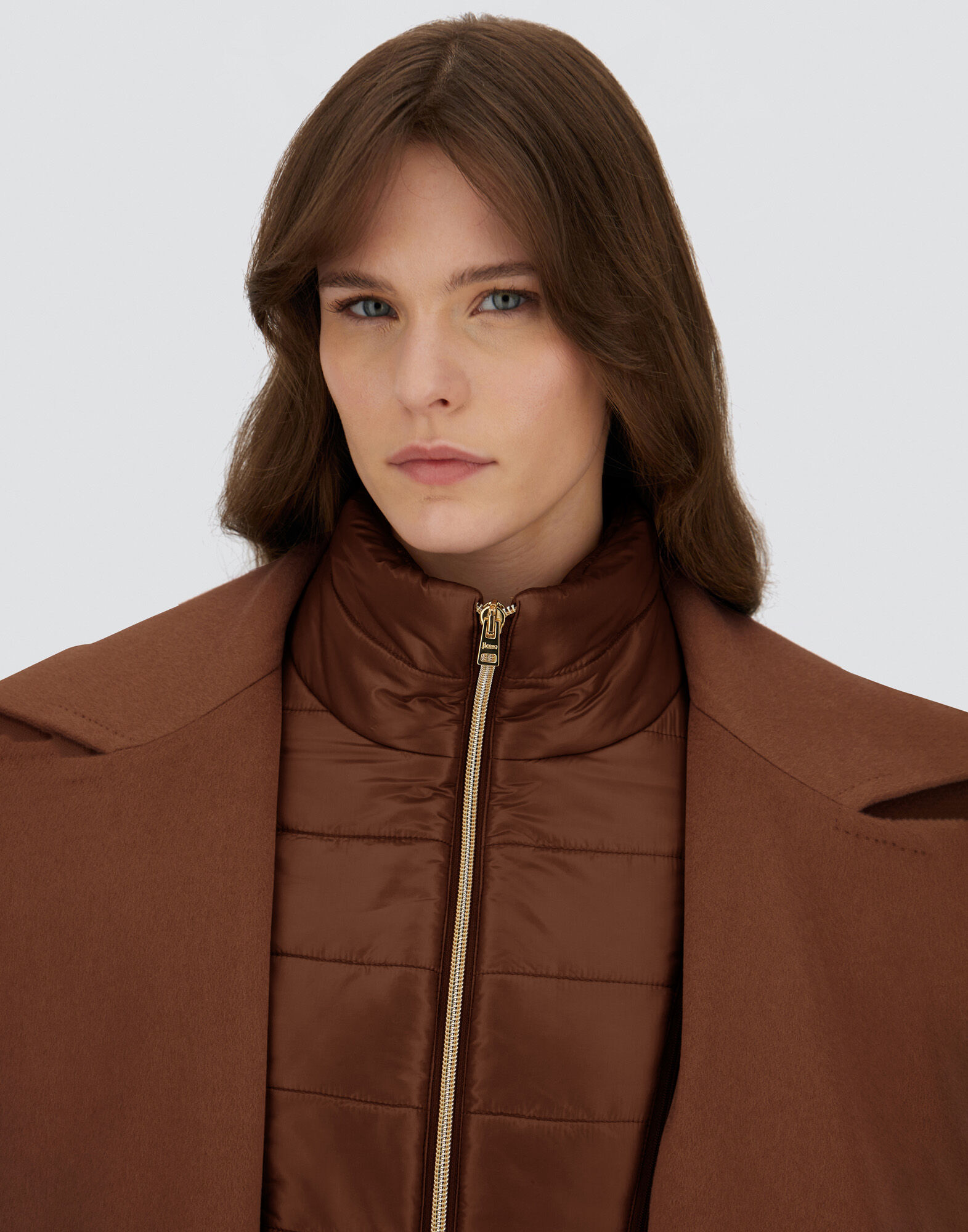 COAT IN PURE CASHMERE AND NYLON ULTRALIGHT