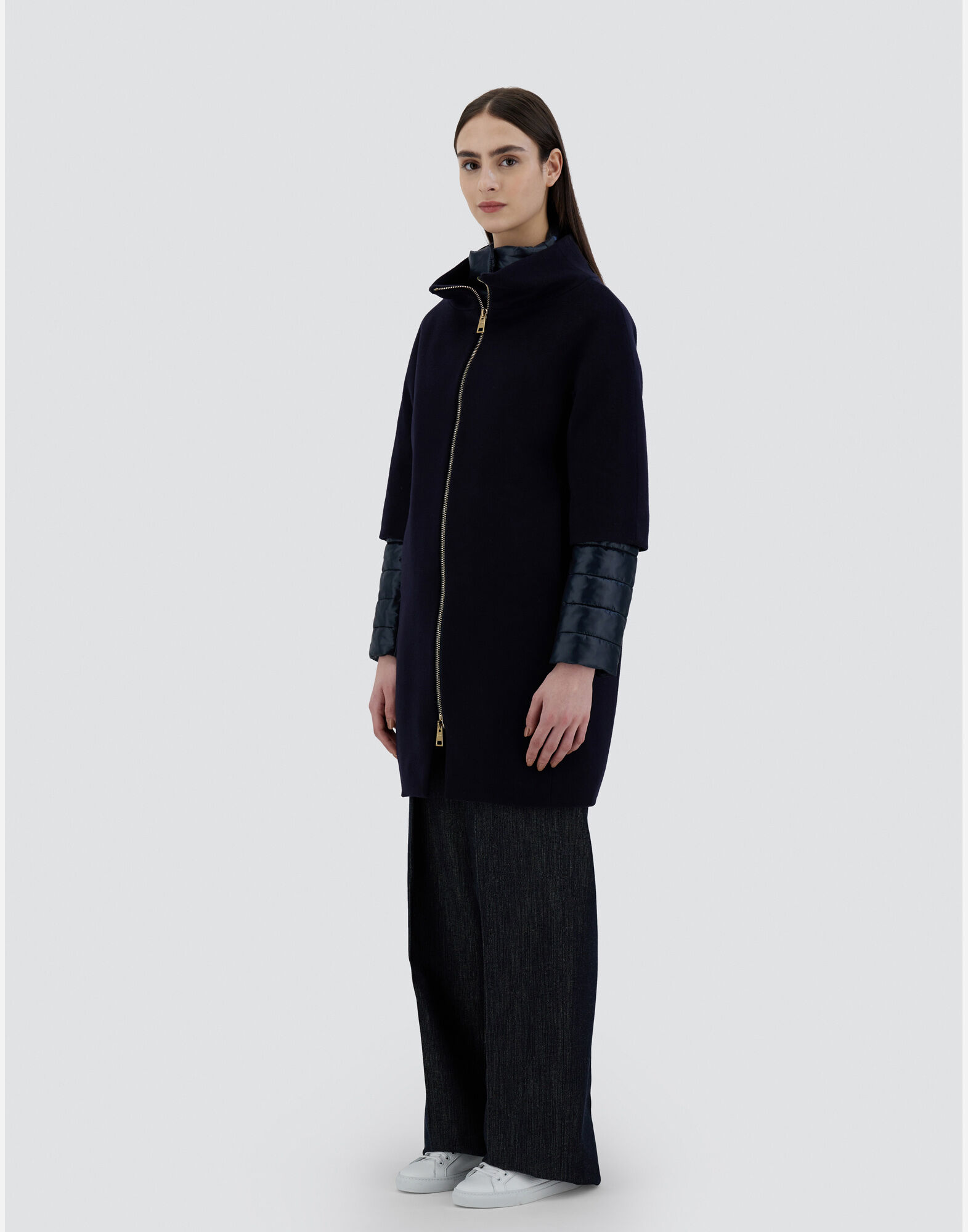 COAT IN LUXURY WOOL AND NYLON ULTRALIGHT