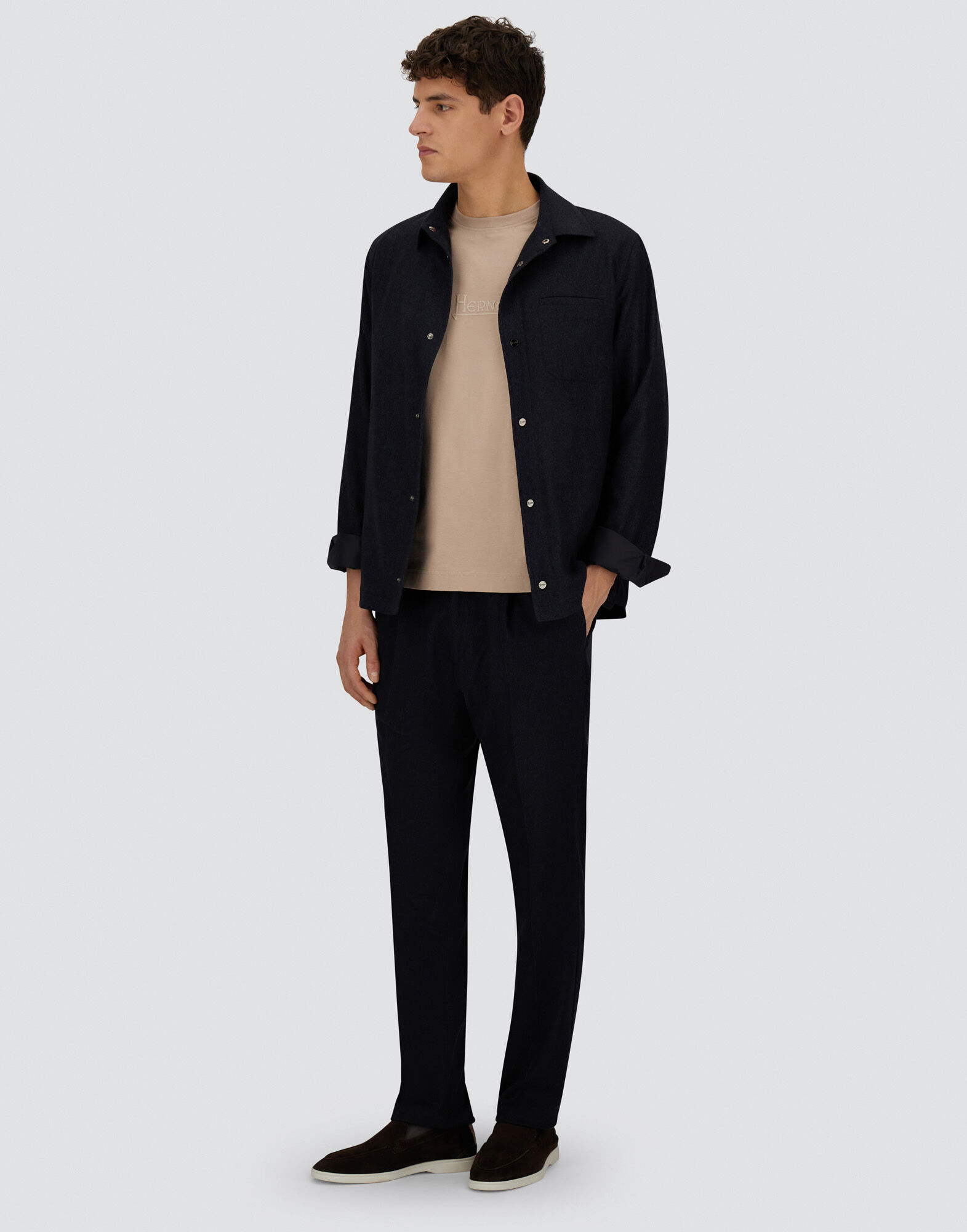 RESORT TROUSERS IN CASHMERE SILK