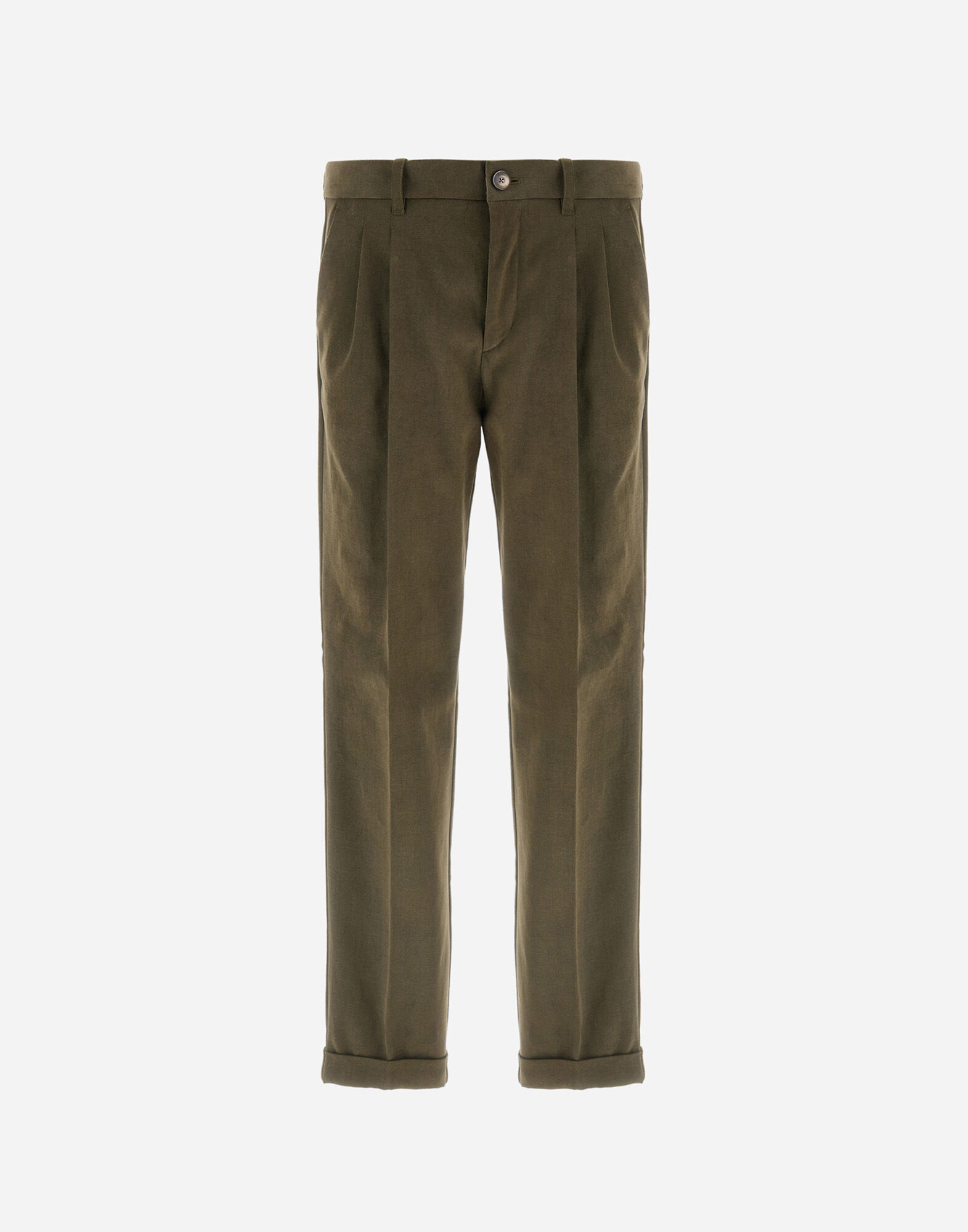 TROUSERS IN STRETCH COTTON VELVET