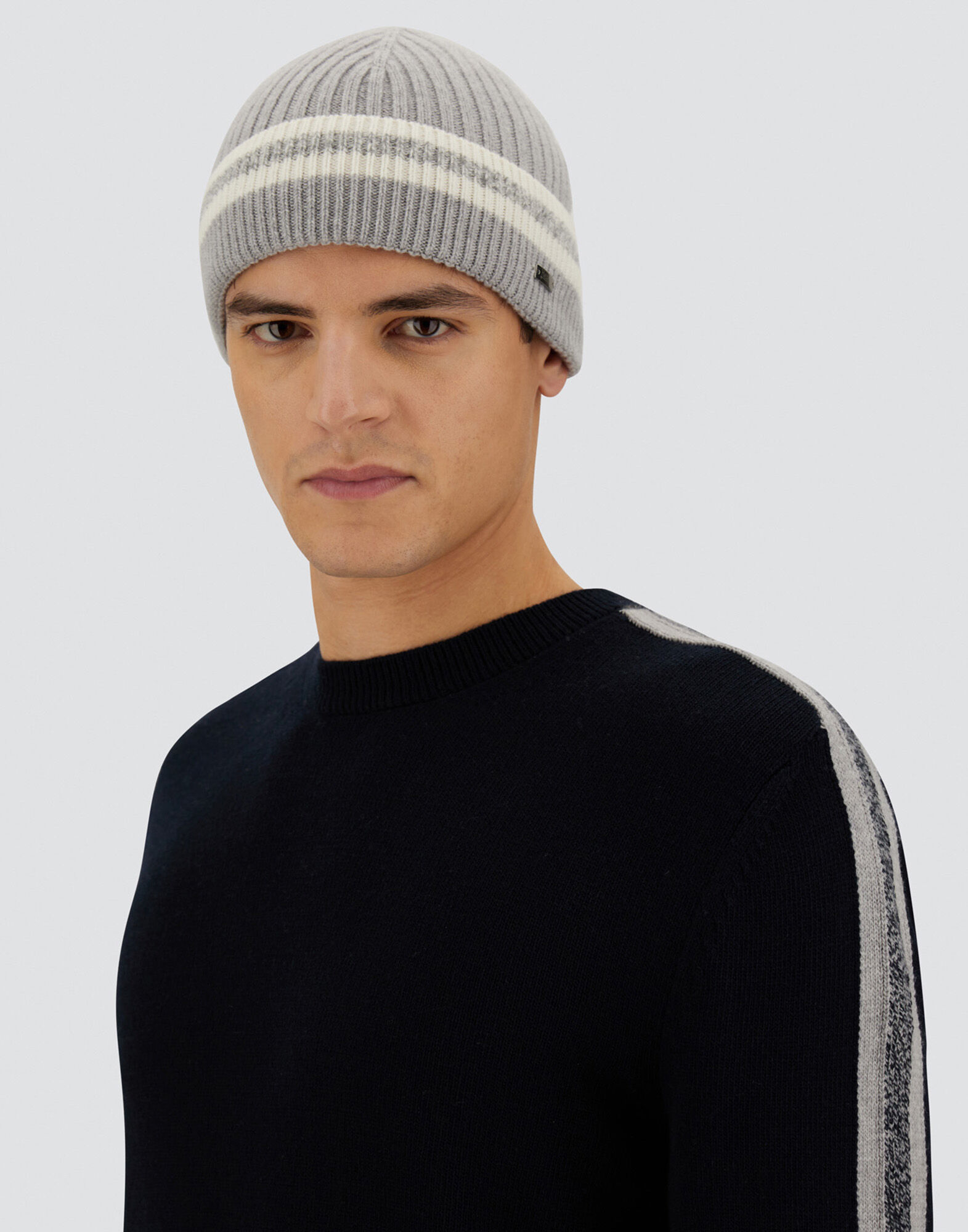 RESORT BEANIE IN DOUBLE RIB WOOL
