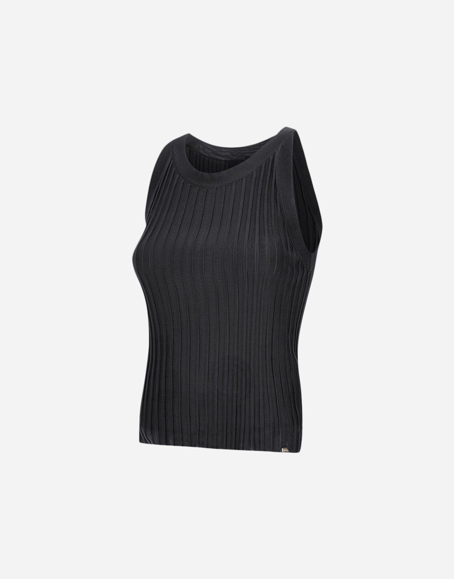 TANK?TOP IN SHINY VISCOSE RIB