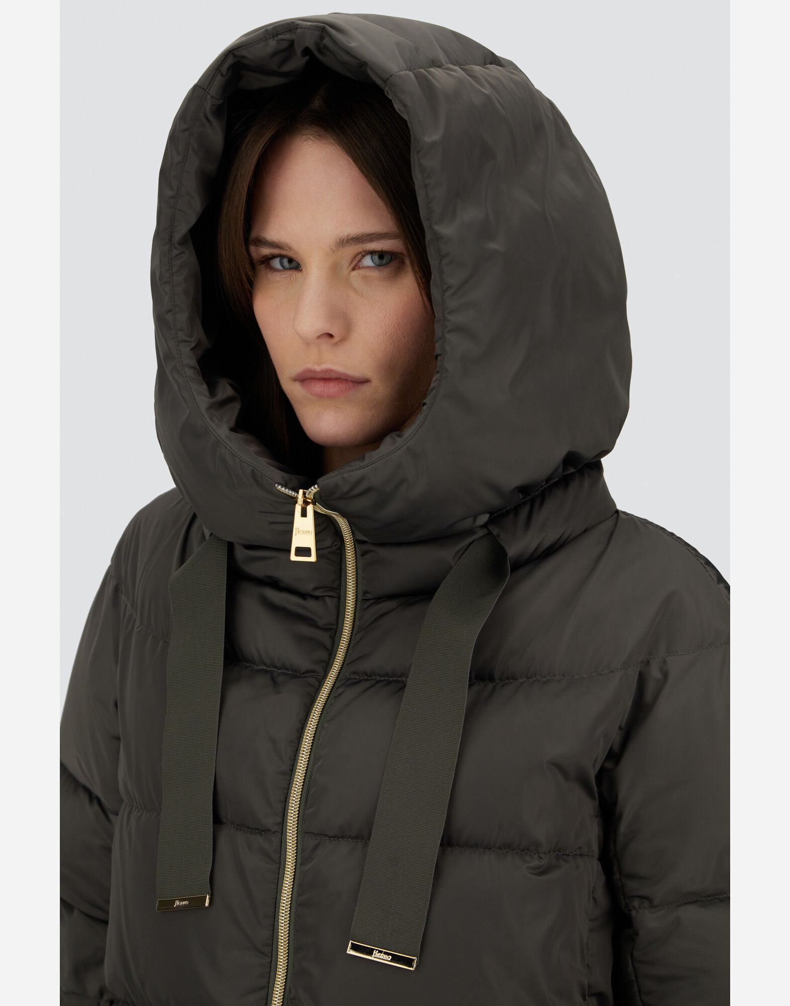 A-SHAPE JACKET IN SATIN