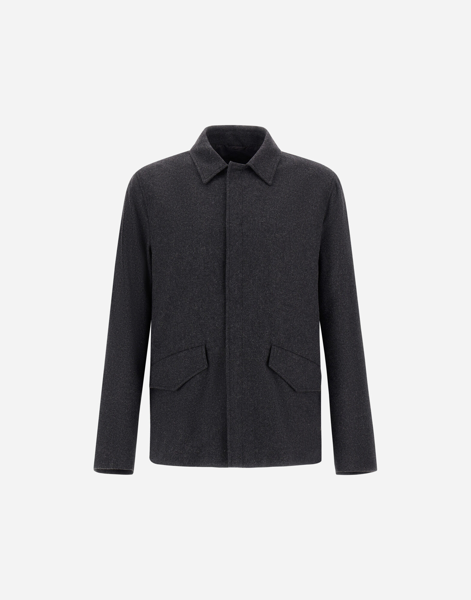 SHACKET IN WOOL FLANNEL
