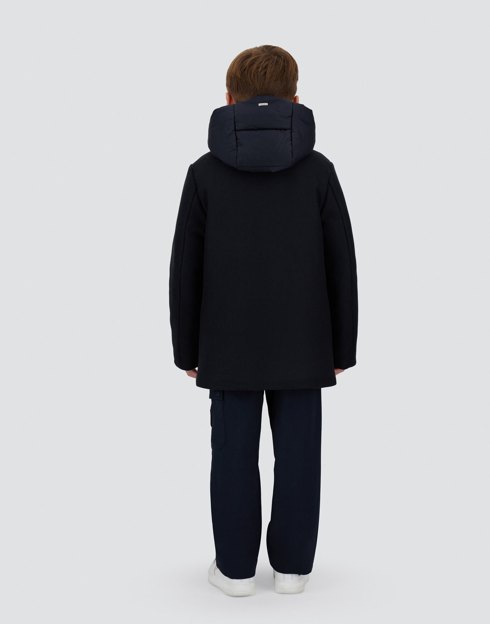 COAT IN ECOWOOL AND NYLON CHAMONIX