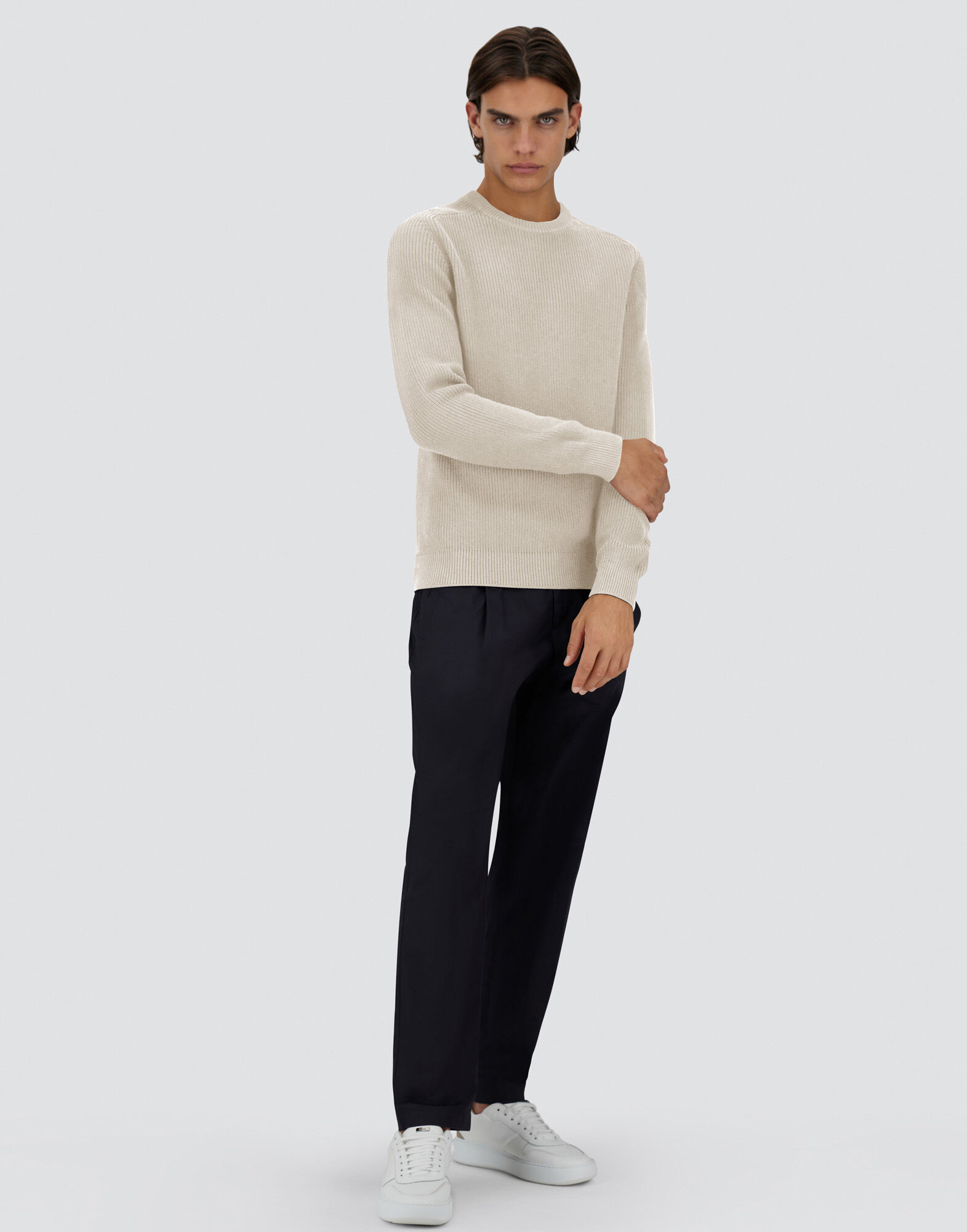 DRY COTTON KNIT SWEATER