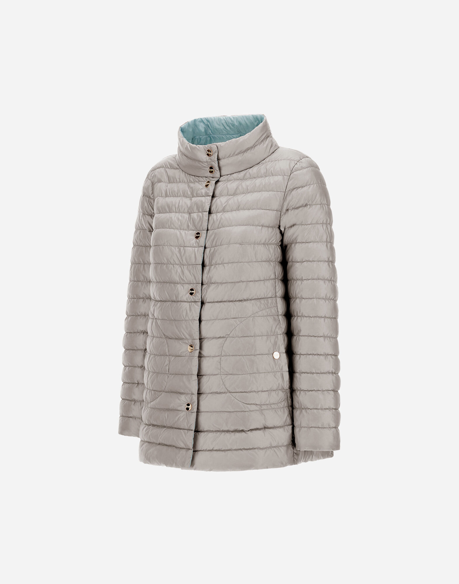 REVERSIBLE A-SHAPE JACKET IN NYLON ULTRALIGHT