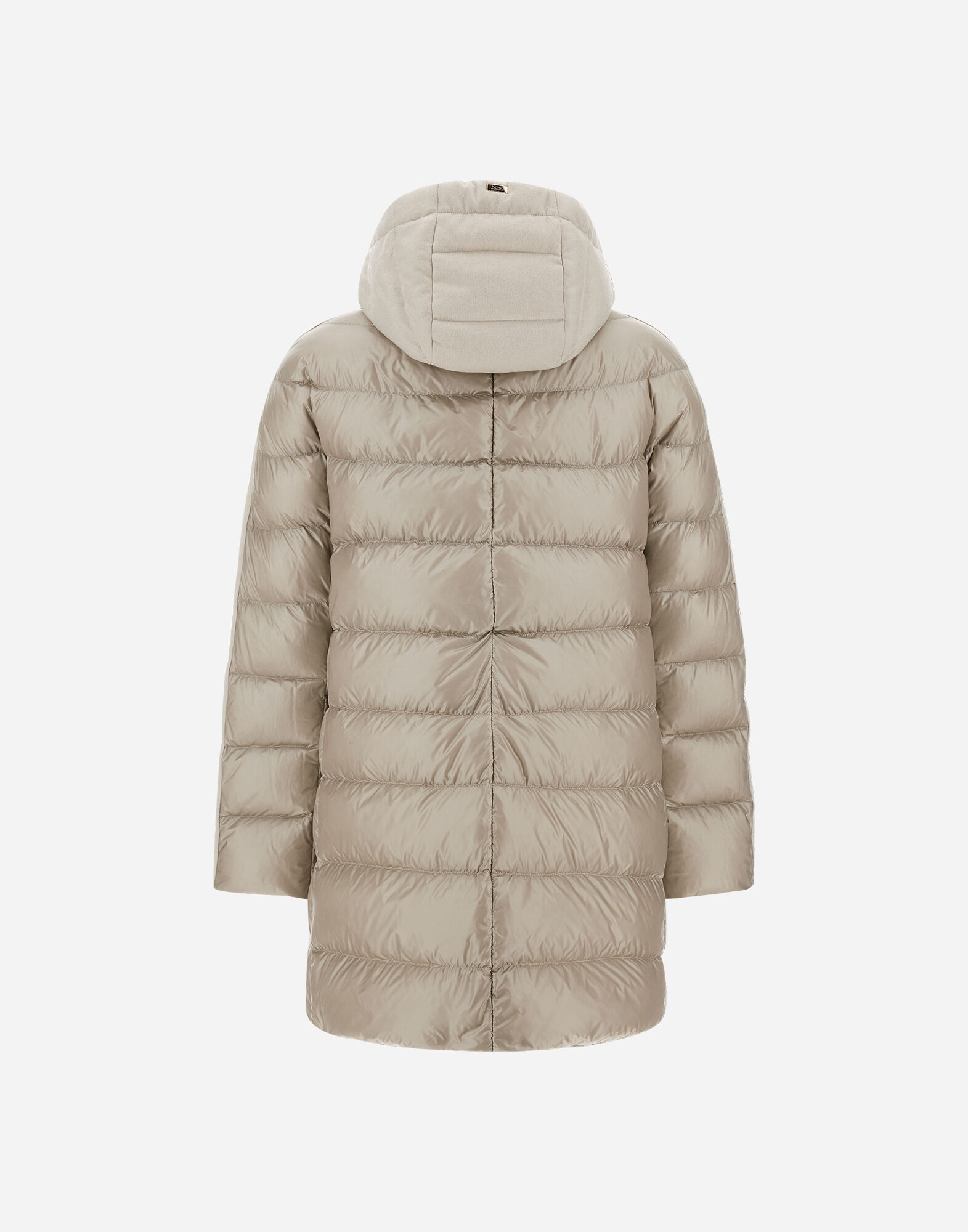 A-SHAPE JACKET IN NYLON ULTRALIGHT, CASHMERE AND SILK