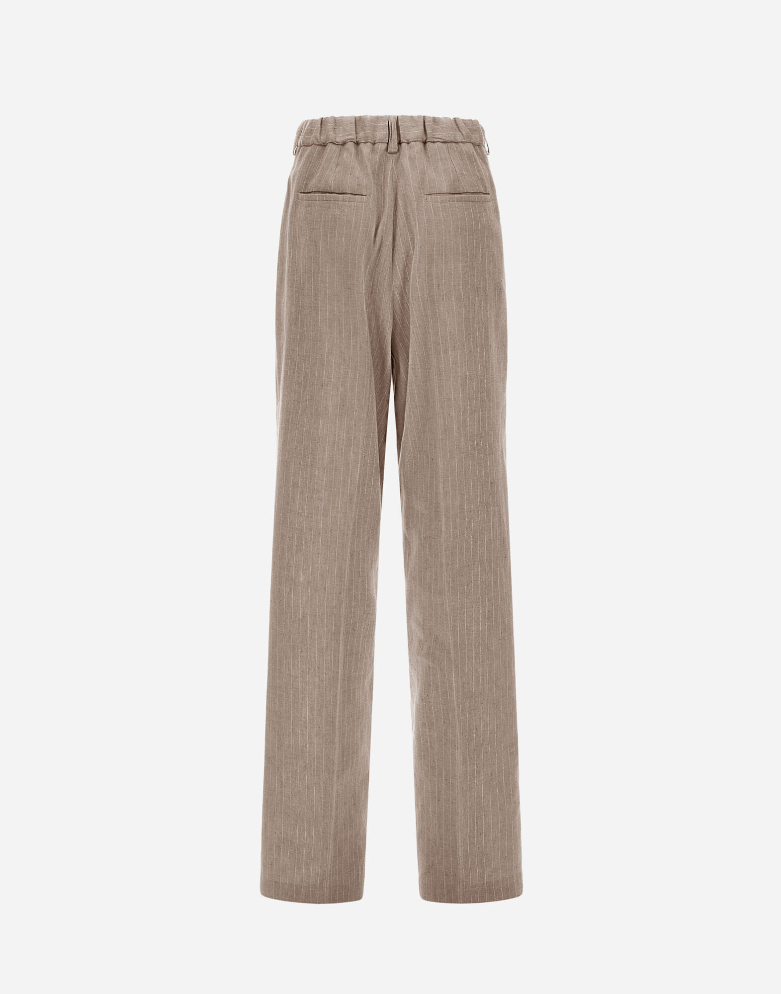 TROUSERS IN LINEN?PINSTRIPE