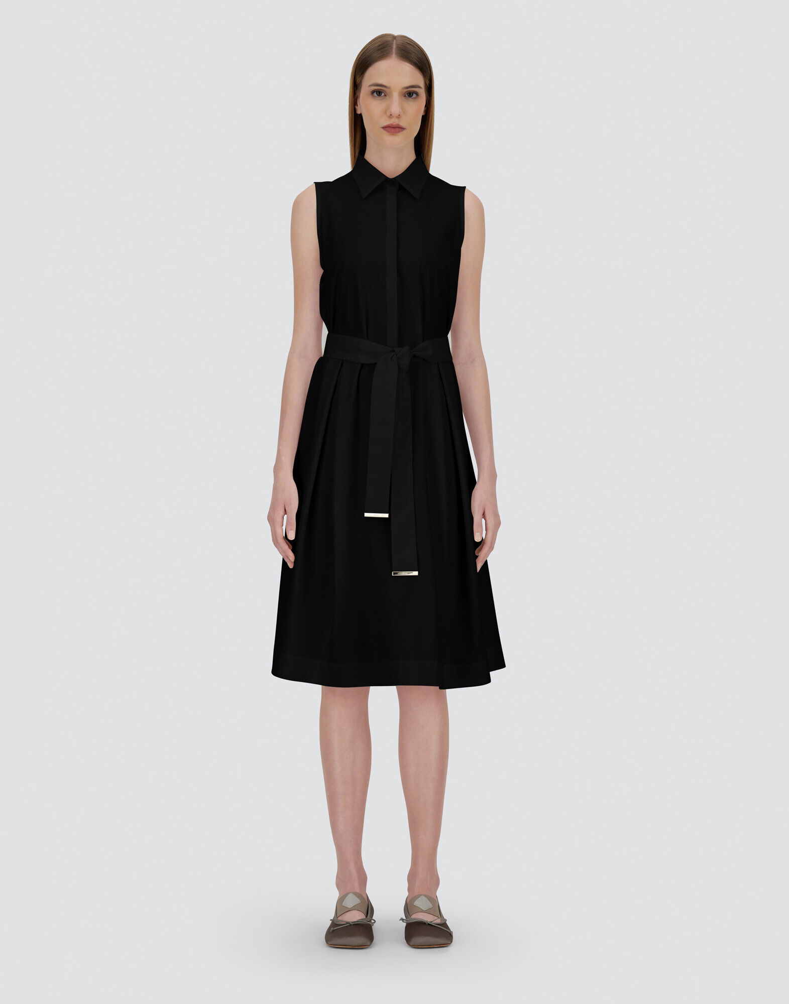 DRESS IN STRUCTURED NYLON
