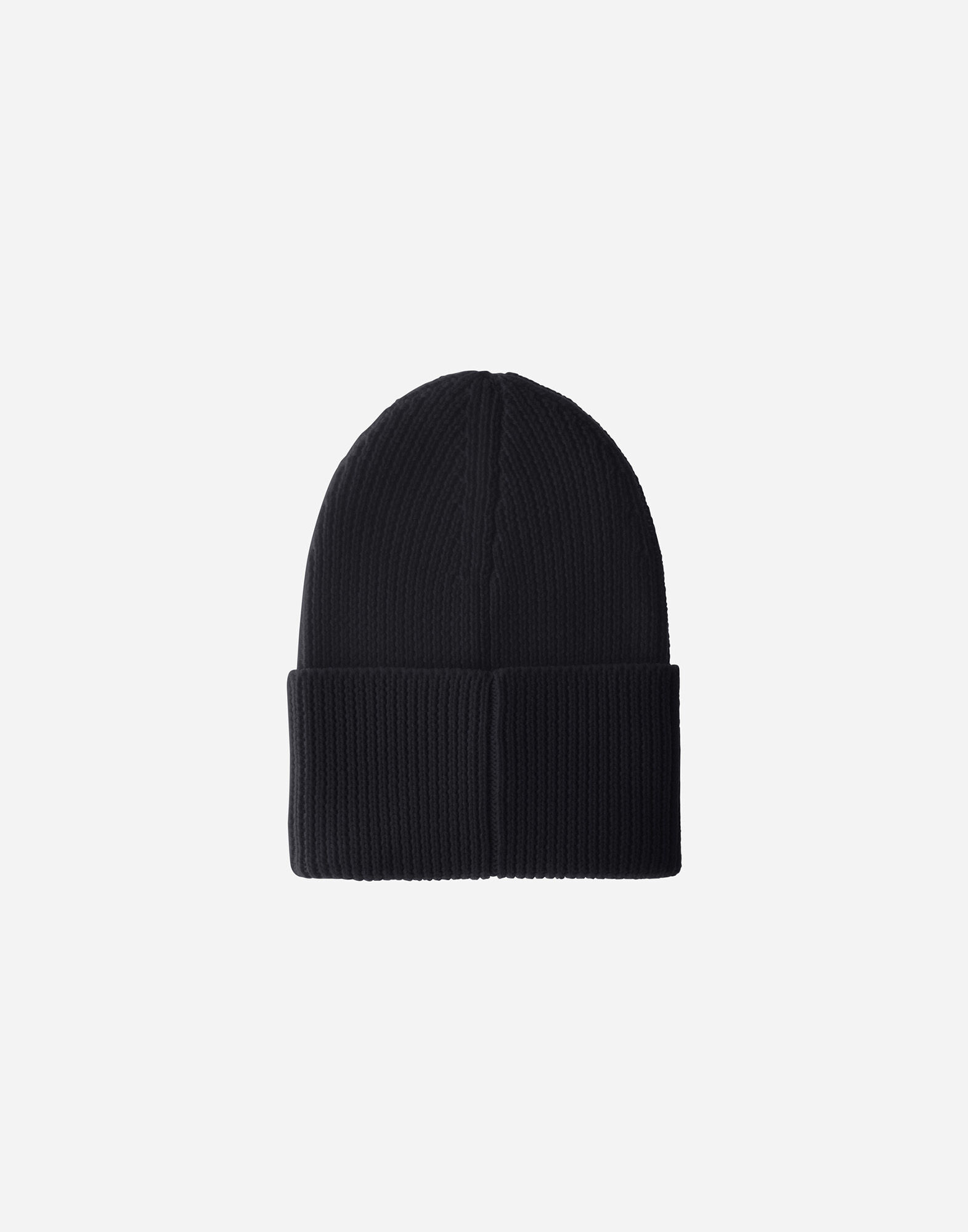 BEANIE IN RIBBED MERINO WOOL