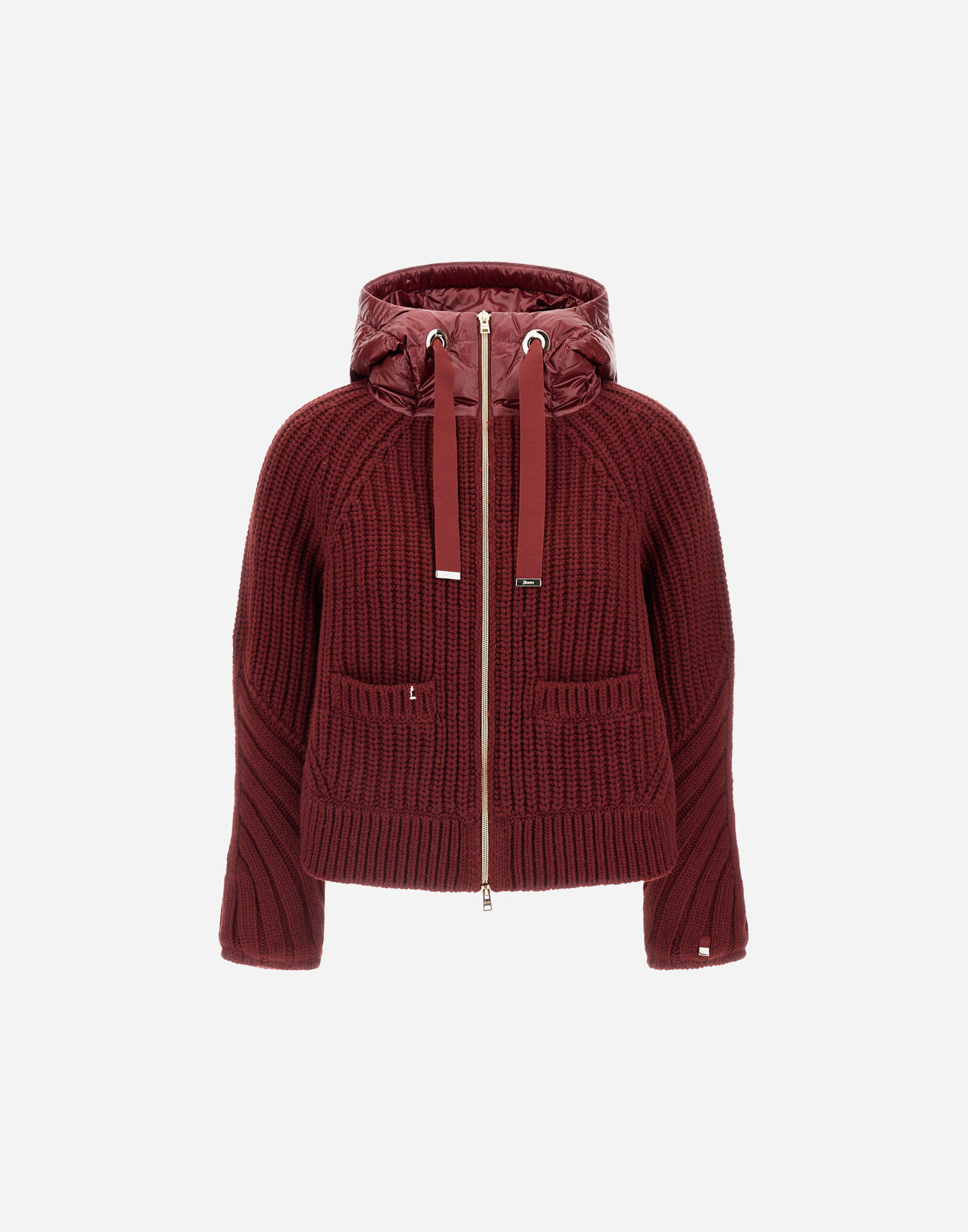 CARDIGAN IN COB STITCH WOOL AND NYLON ULTRALIGHT