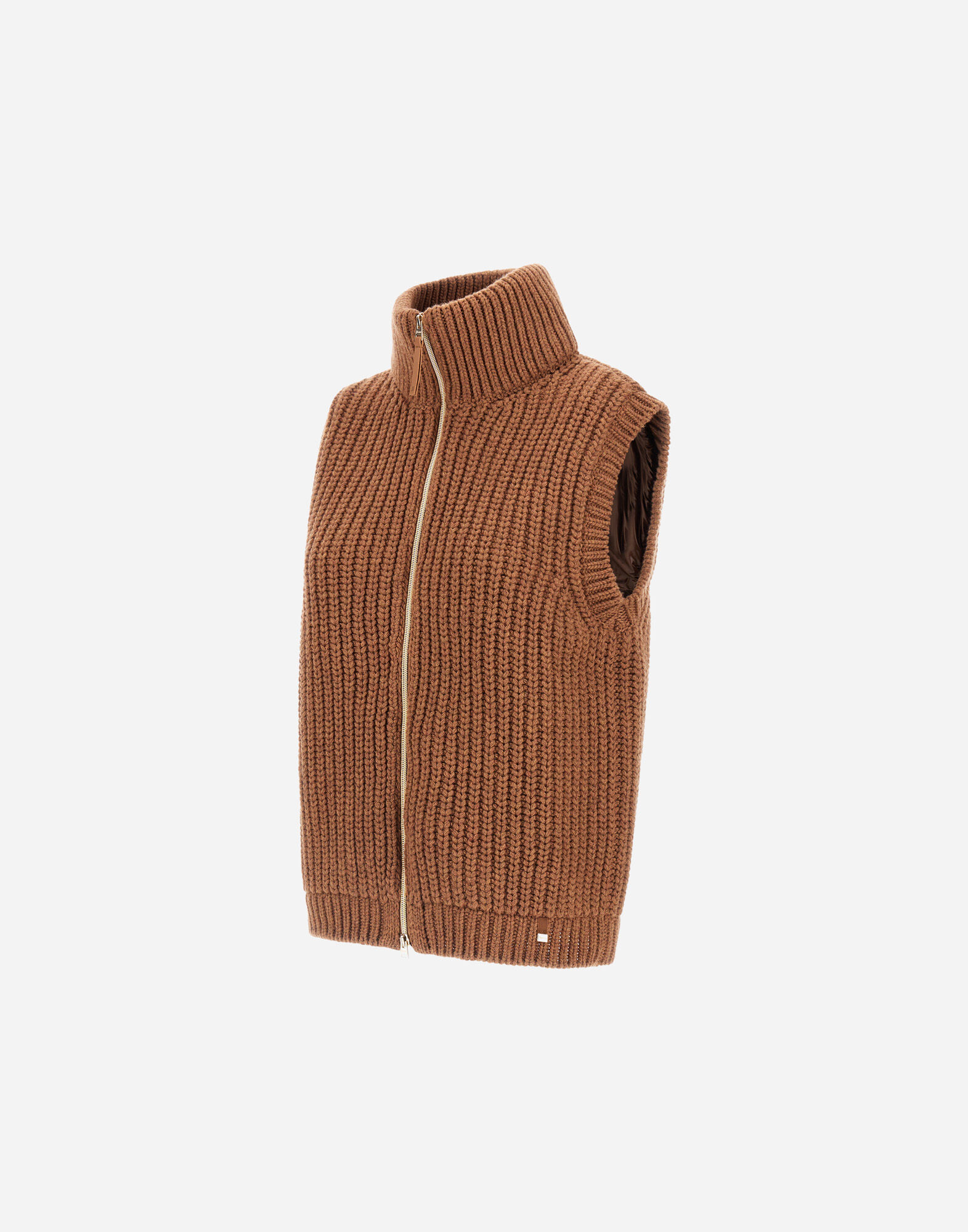 VEST IN COB STITCH WOOL