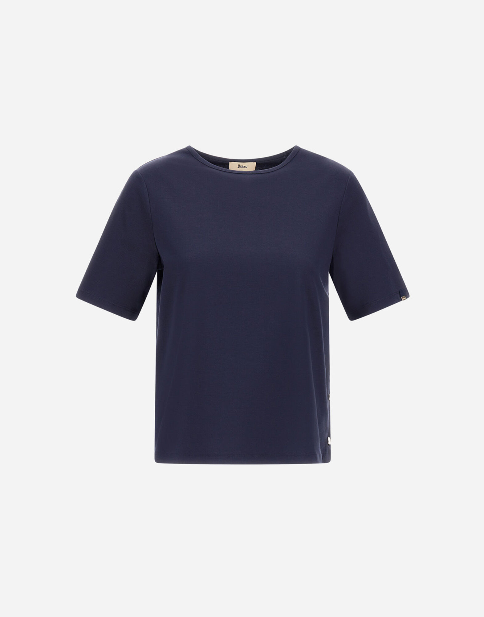 T-SHIRT IN EVER COTTON INTERLOCK AND MONOGRAM LUREX