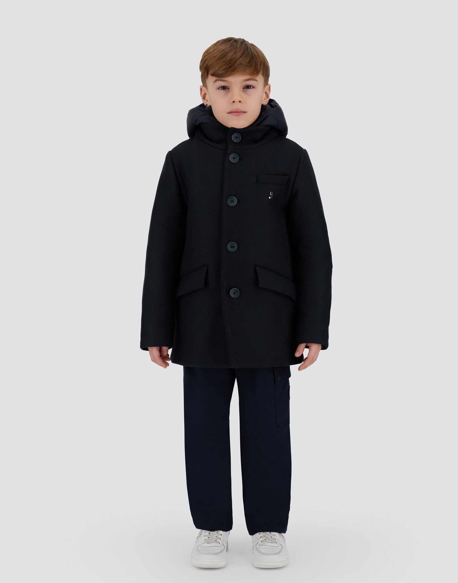 COAT IN ECOWOOL AND NYLON CHAMONIX