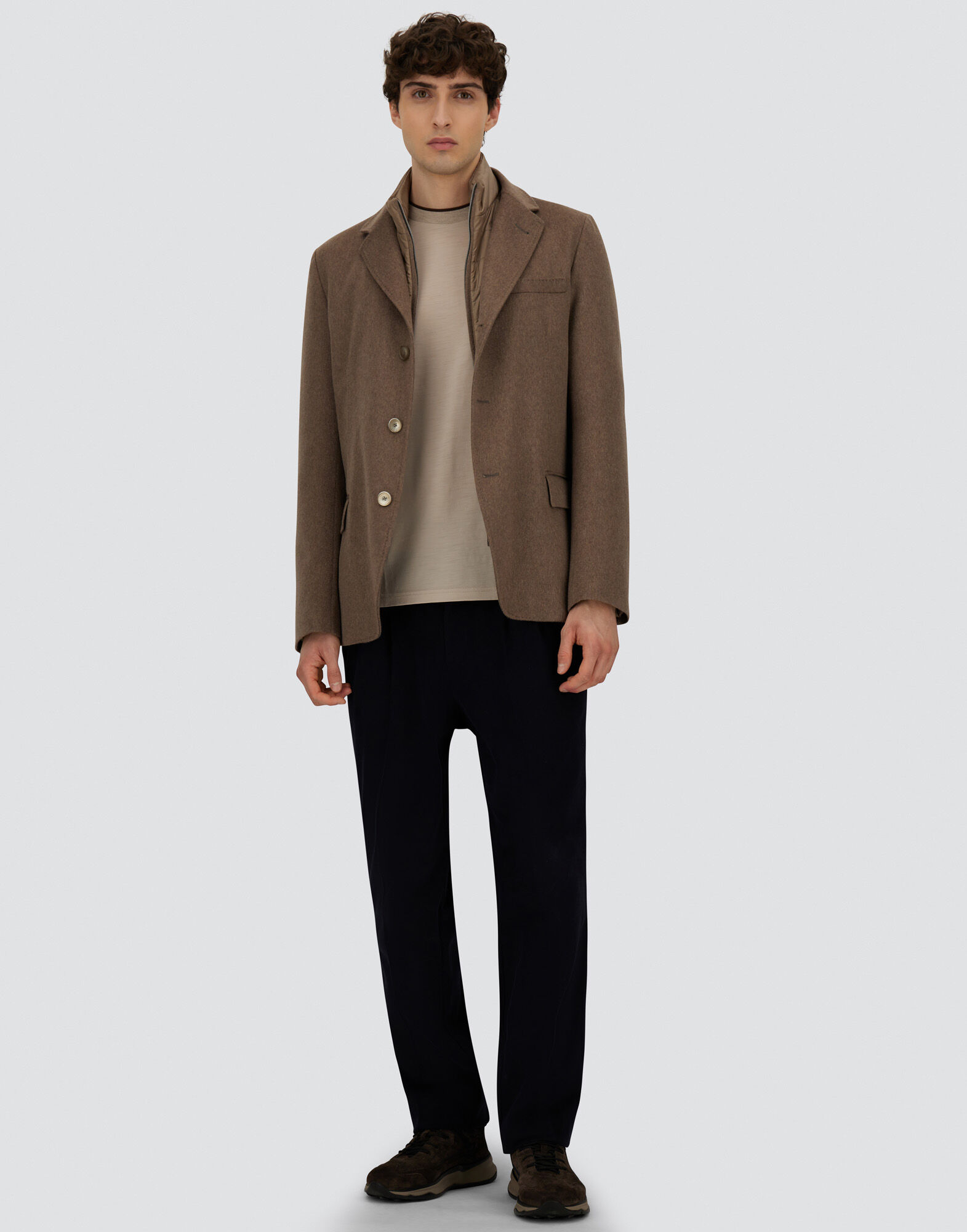 T-SHIRT IN SOFT WOOL JERSEY