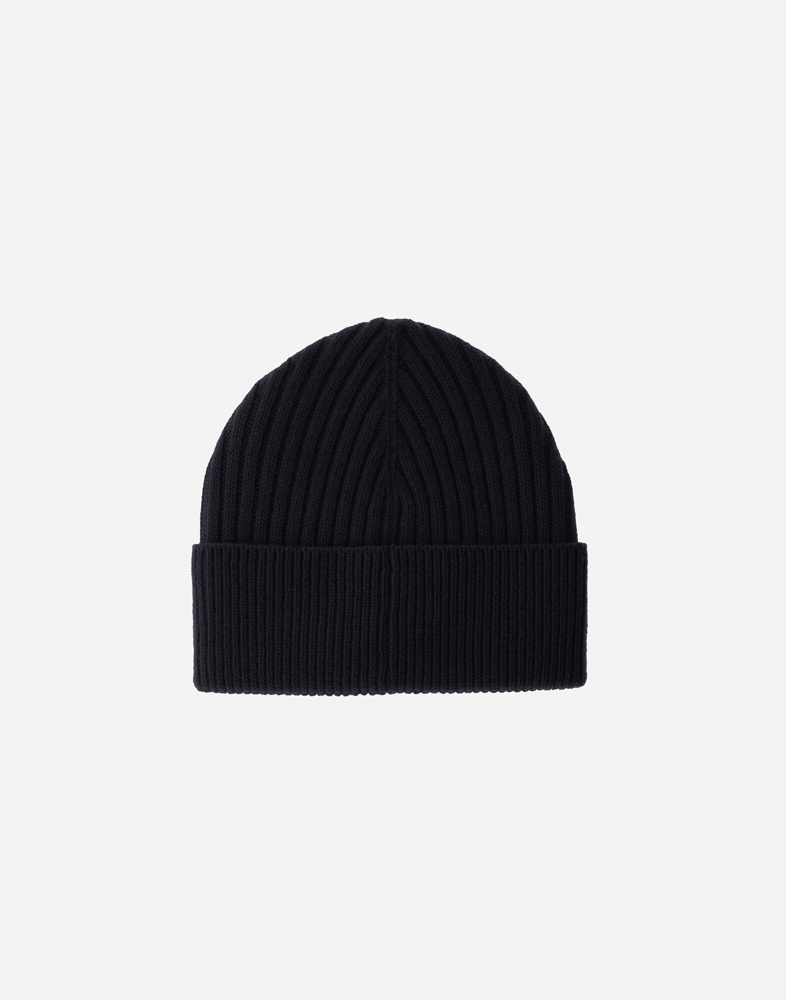 BEANIE IN DOUBLE RIB WOOL
