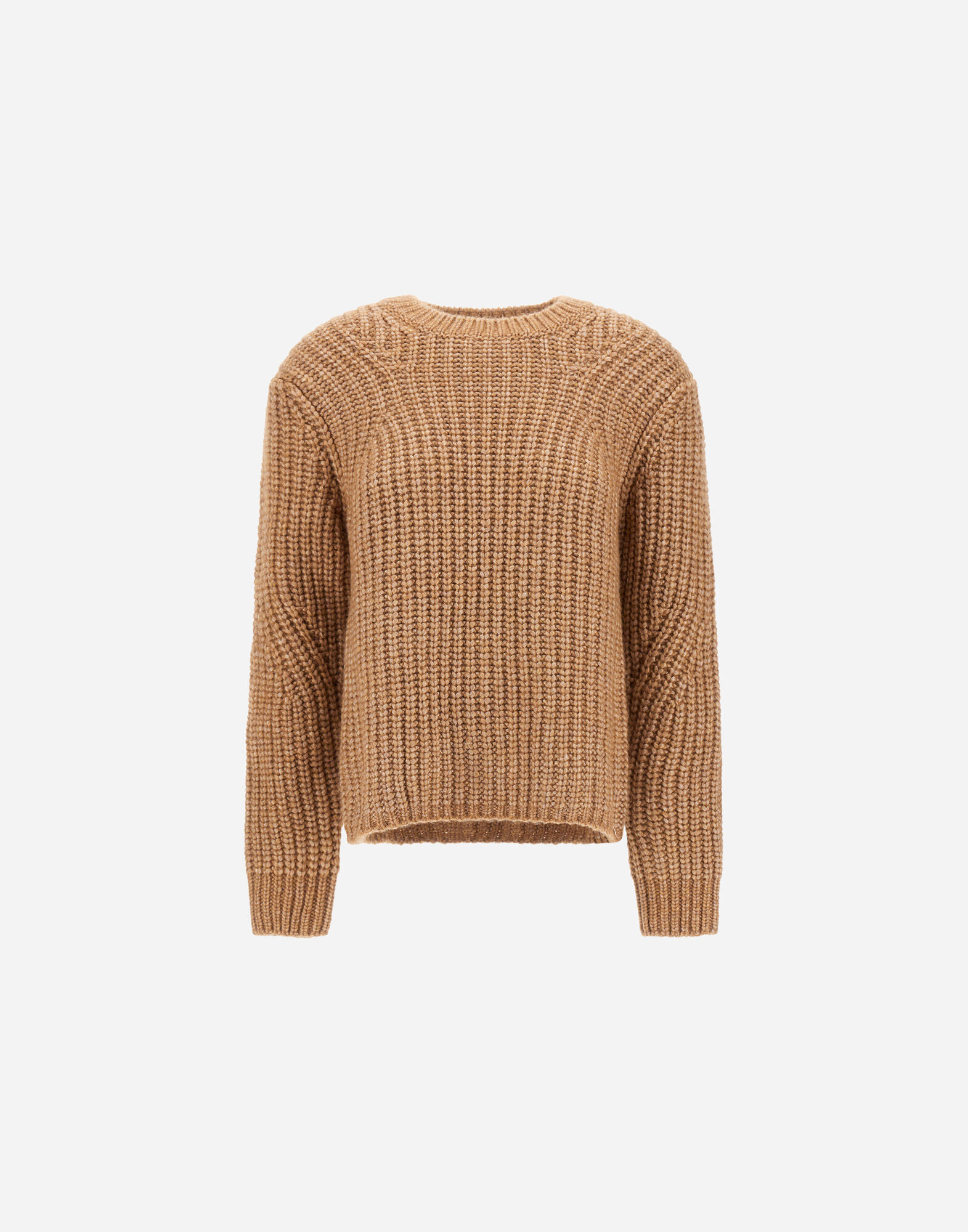 SWEATER IN COBBED BLOWN ALPACA WOOL