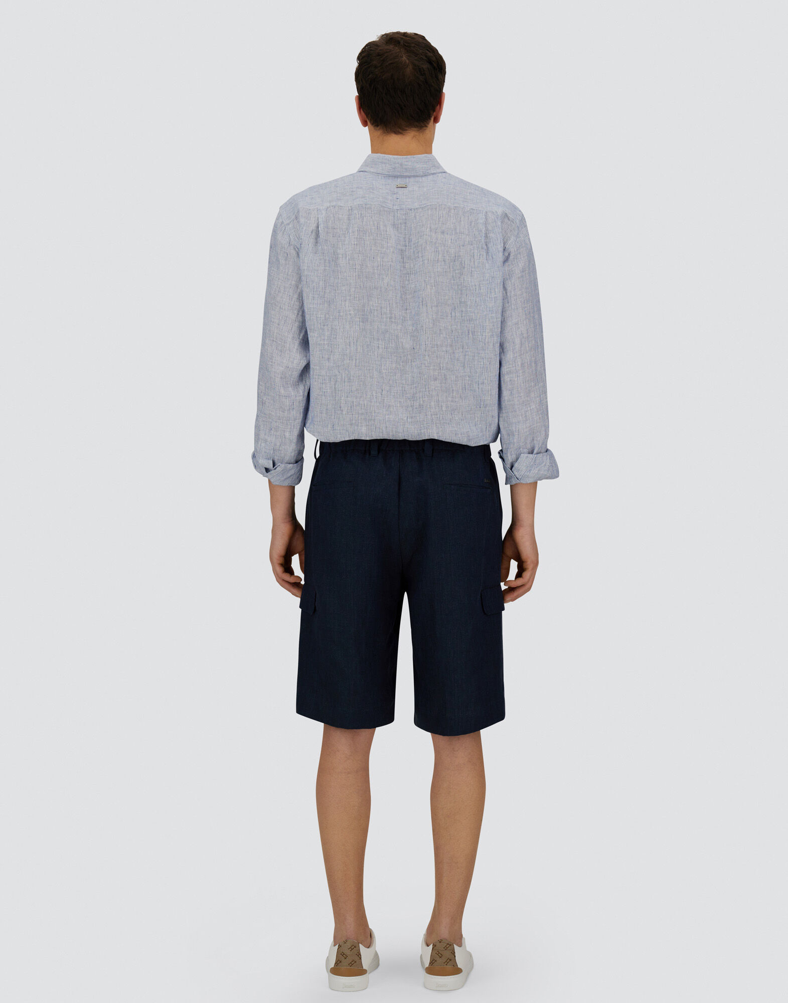 RESORT BERMUDA SHORTS IN NEW LINEN