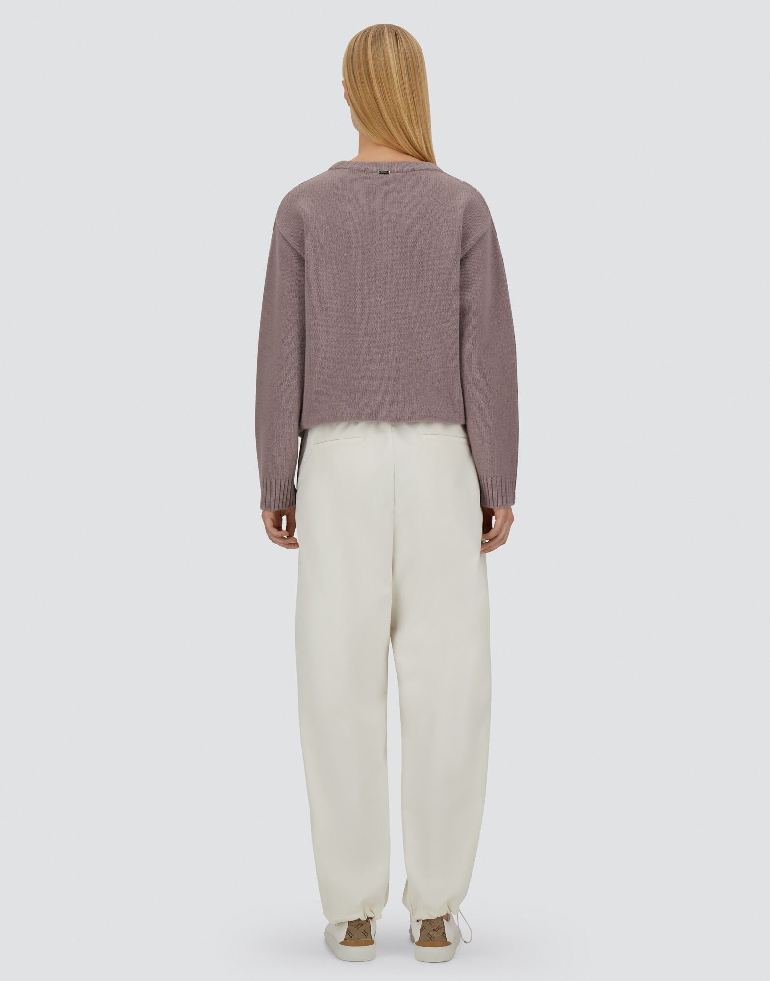 RESORT TROUSERS IN COTTON FEEL WITH DRAWSTRING