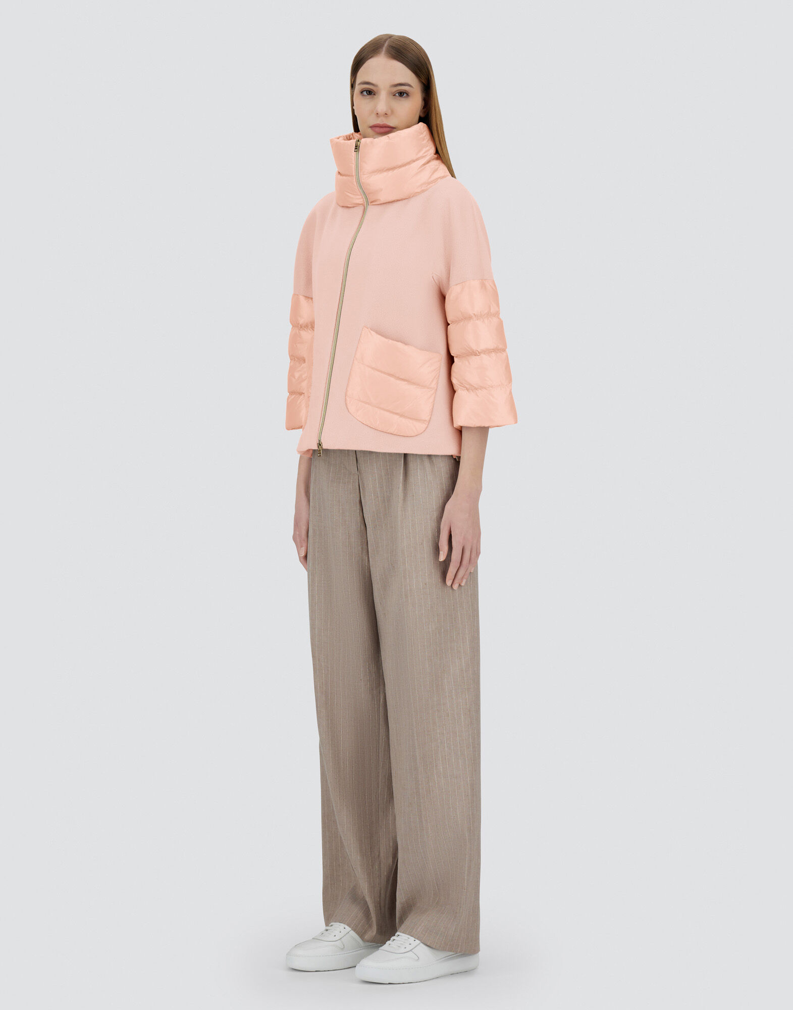 CAPE IN NEW CASHMERE AND NYLON ULTRALIGHT