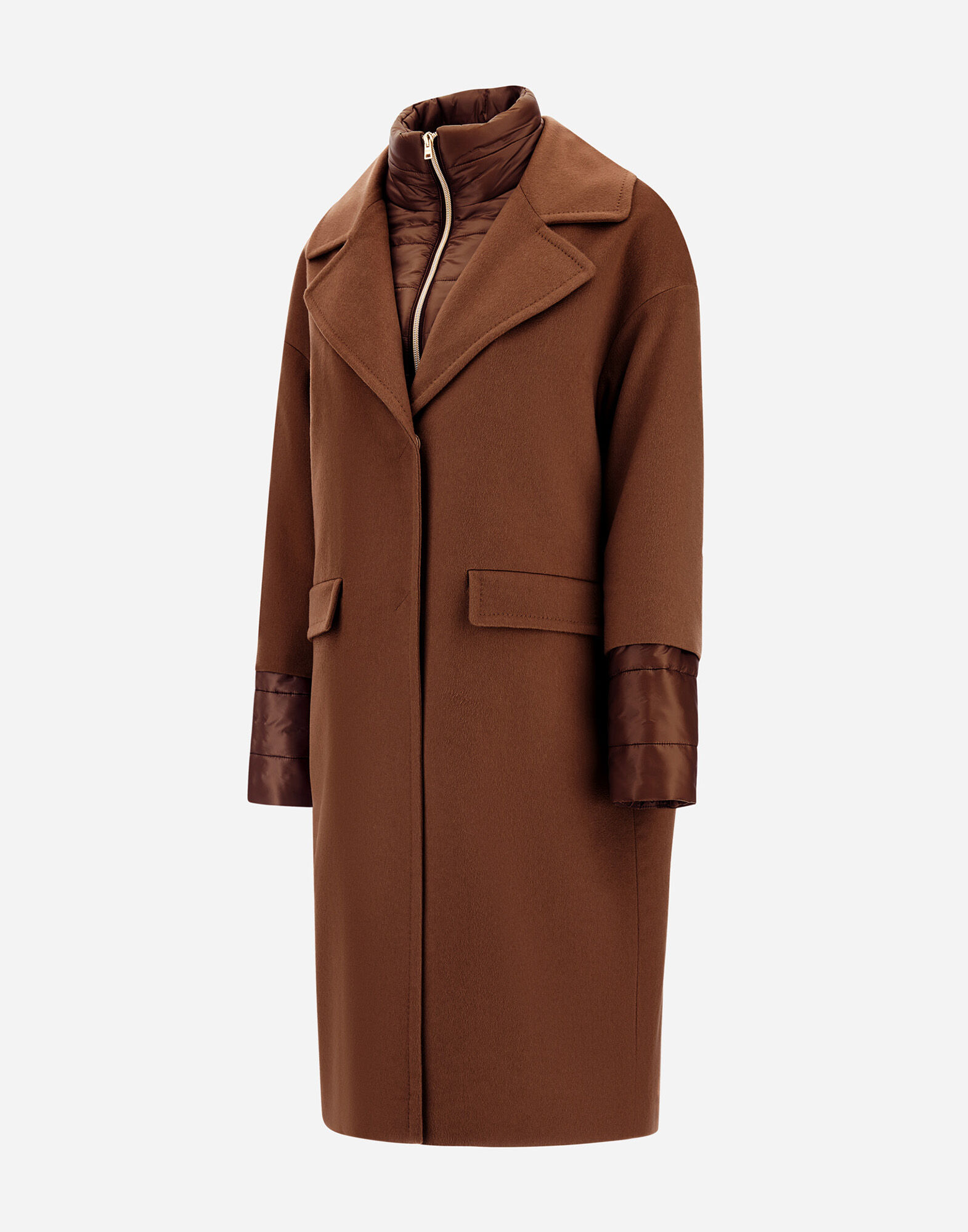 COAT IN PURE CASHMERE AND NYLON ULTRALIGHT