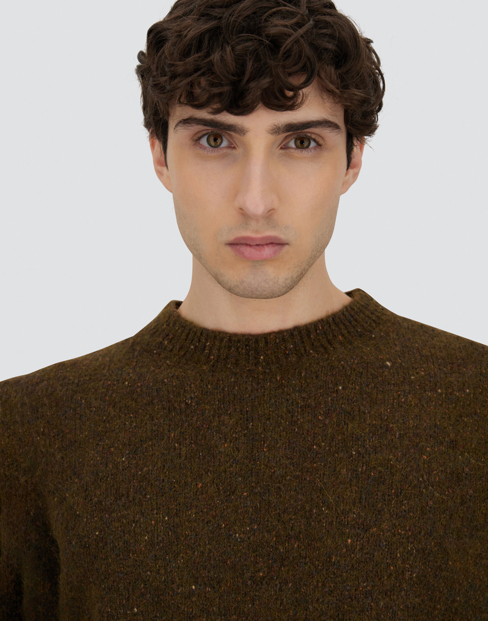 SWEATER IN MELANGE WOOL?BLEND