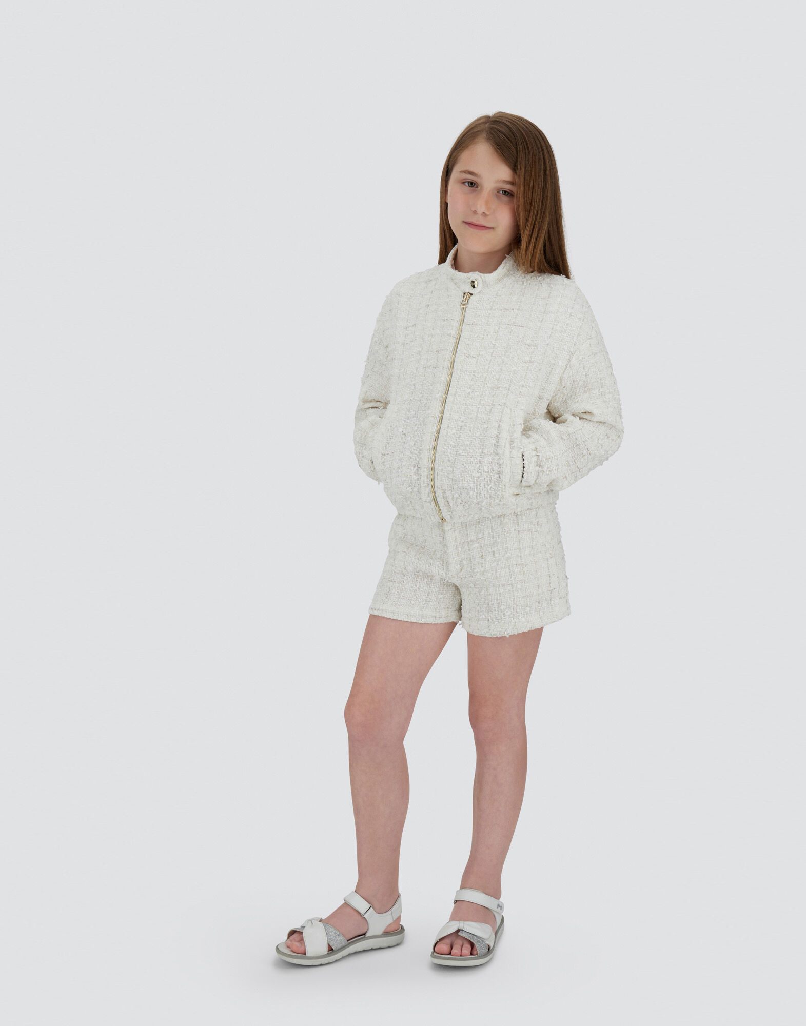 GLAM TWEED SHORTS
