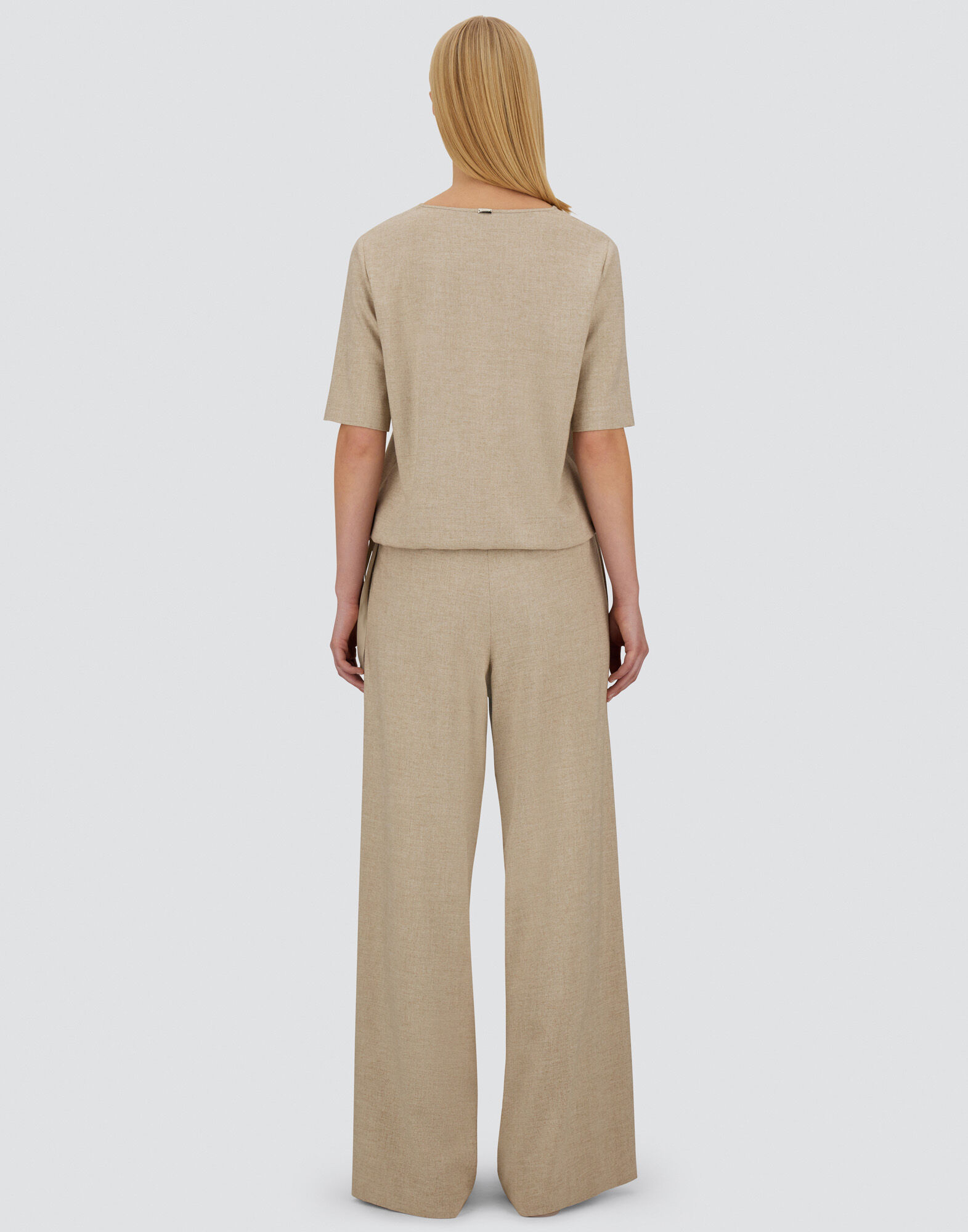 RESORT TROUSERS IN MELANGE FLANNEL