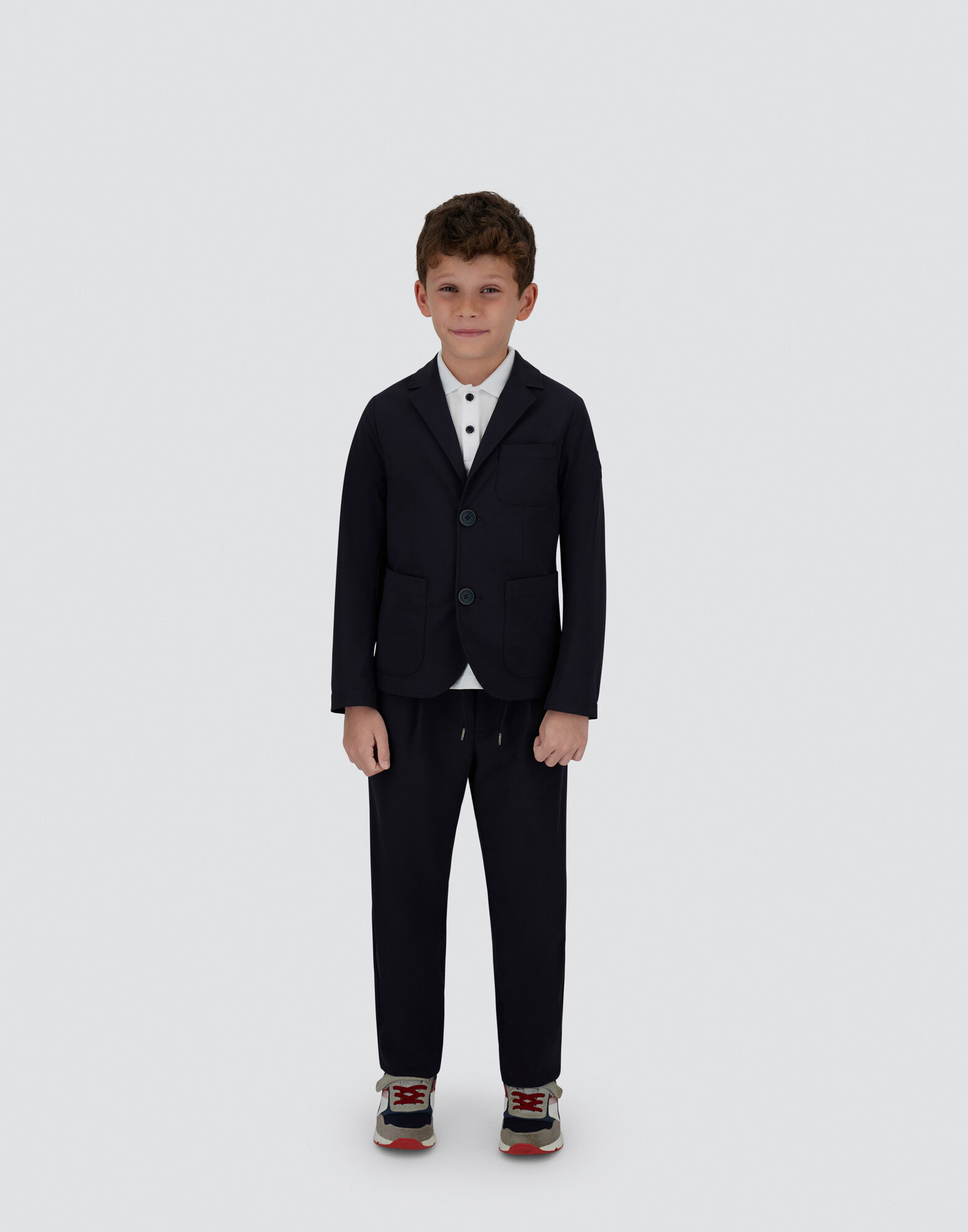 BLAZER IN STRETCH TECH WOVEN