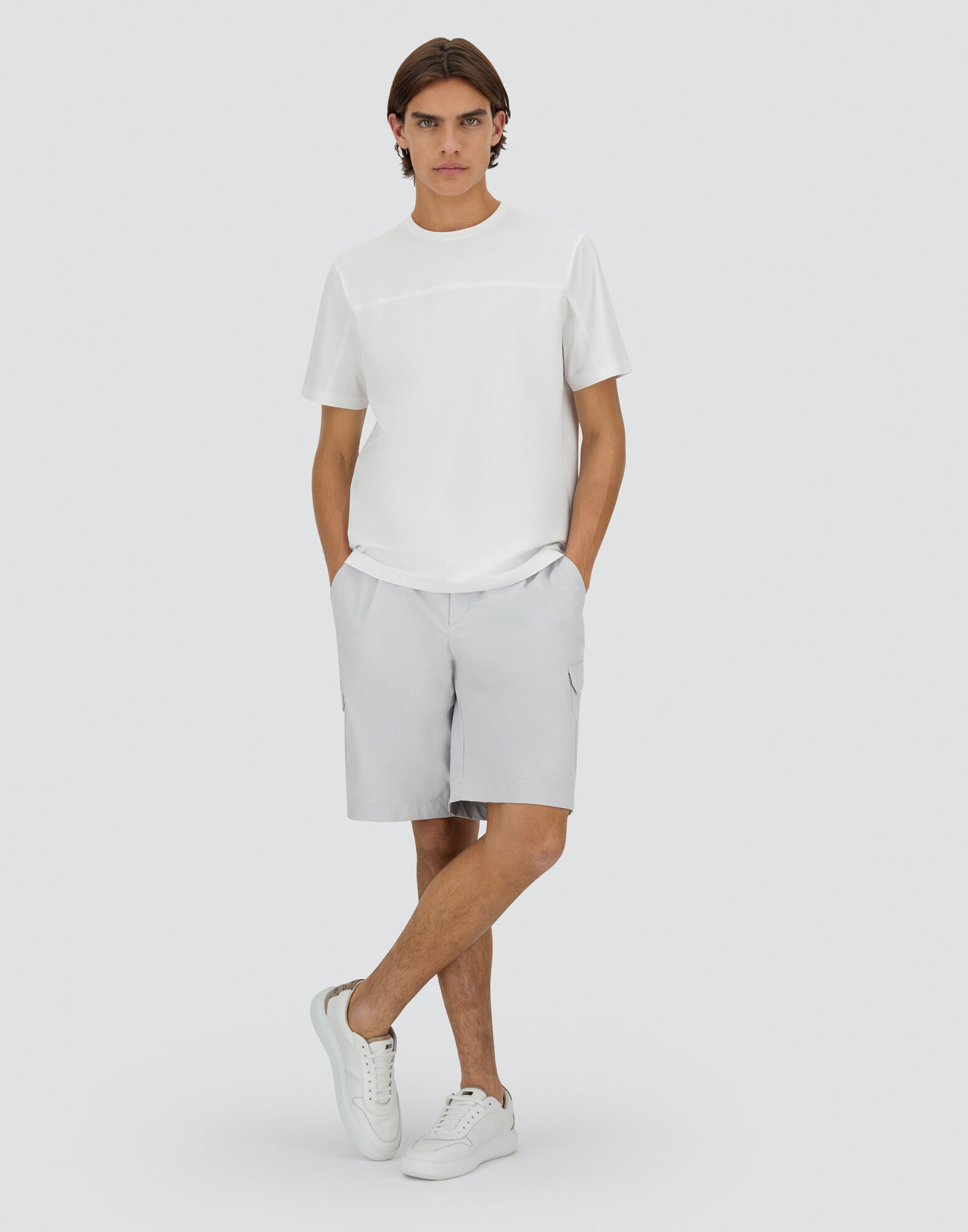 SUPERFINE?COTTON STRETCH T-SHIRT