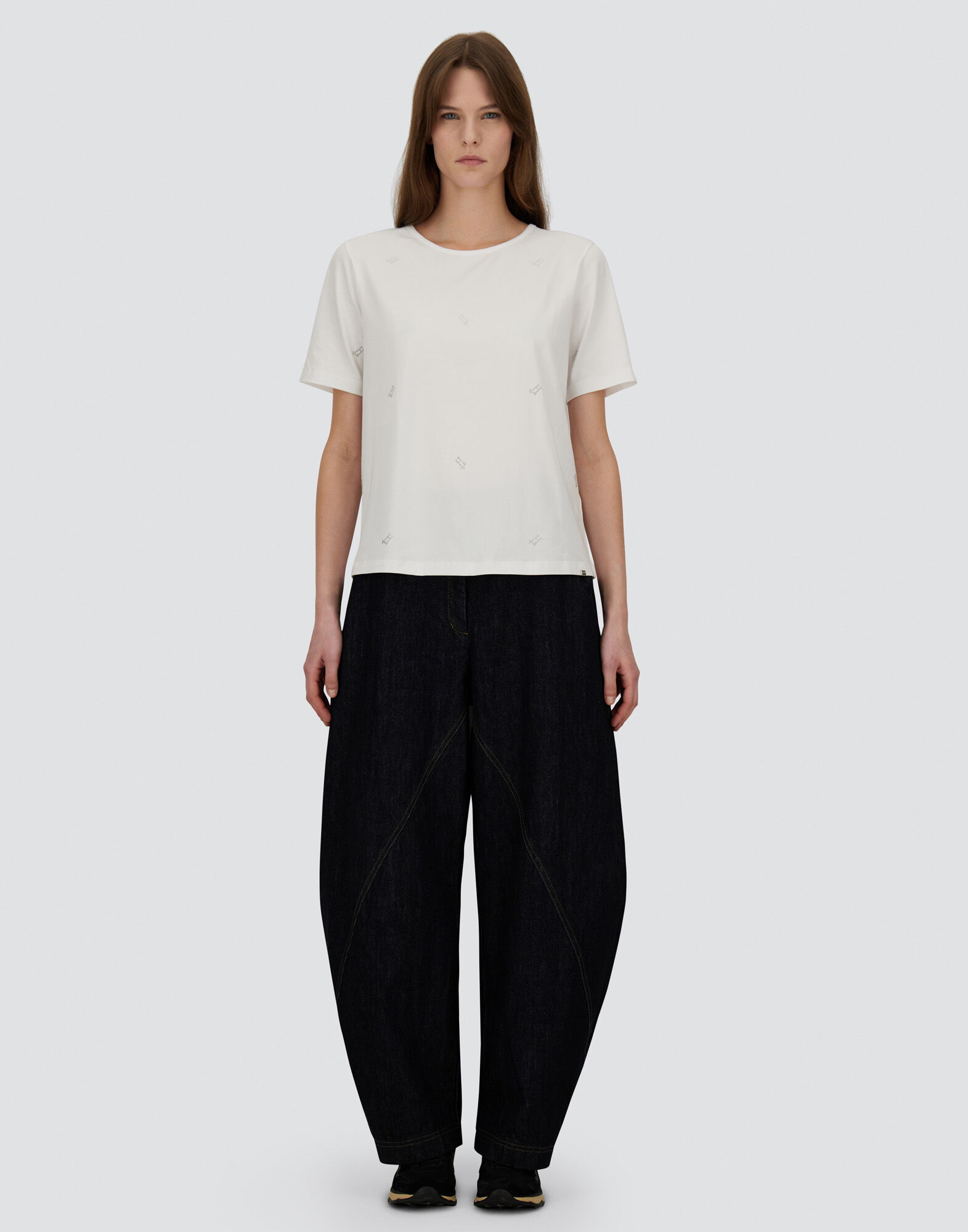 T-SHIRT IN INTERLOCK JERSEY