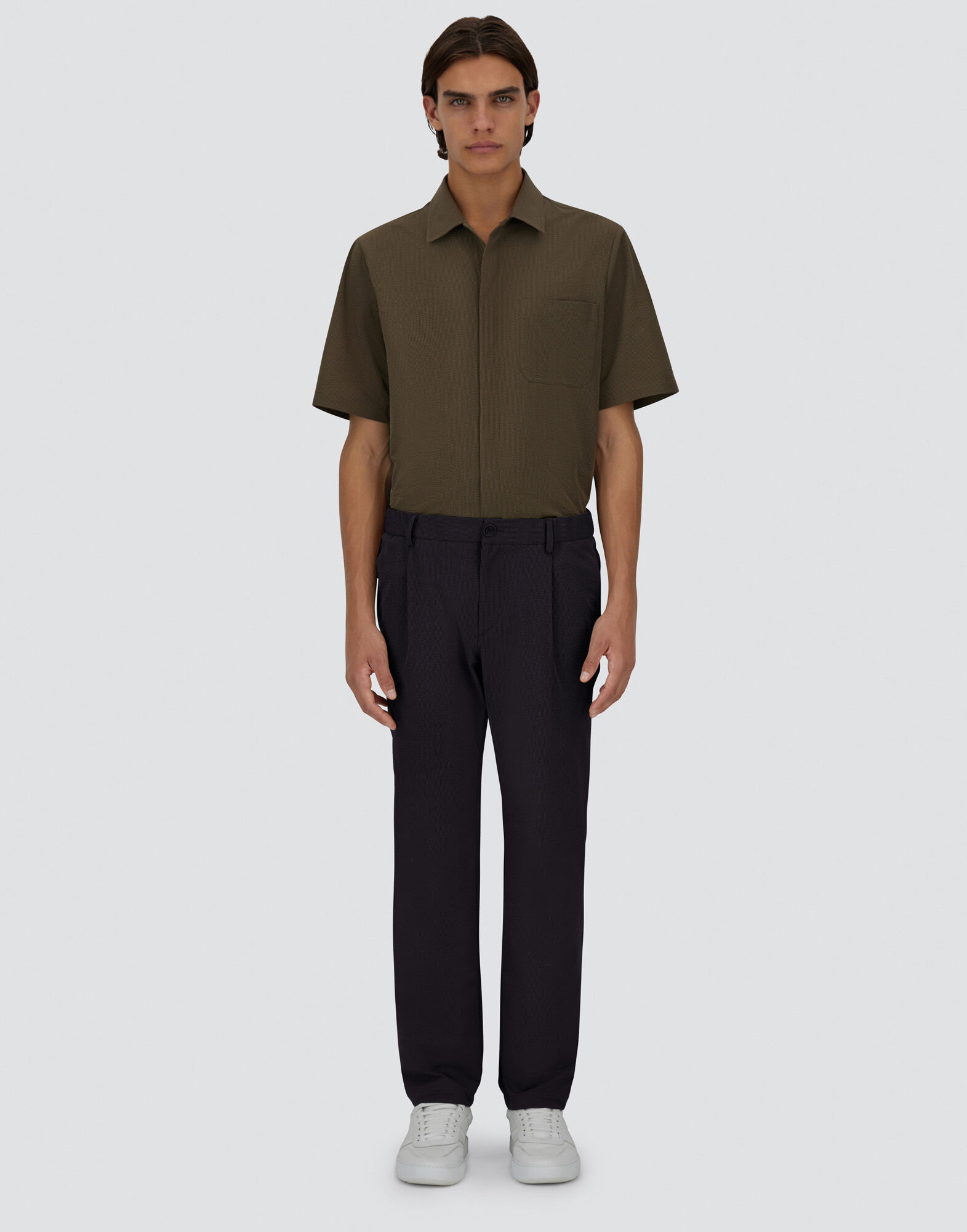 SEER-CREASE TROUSERS