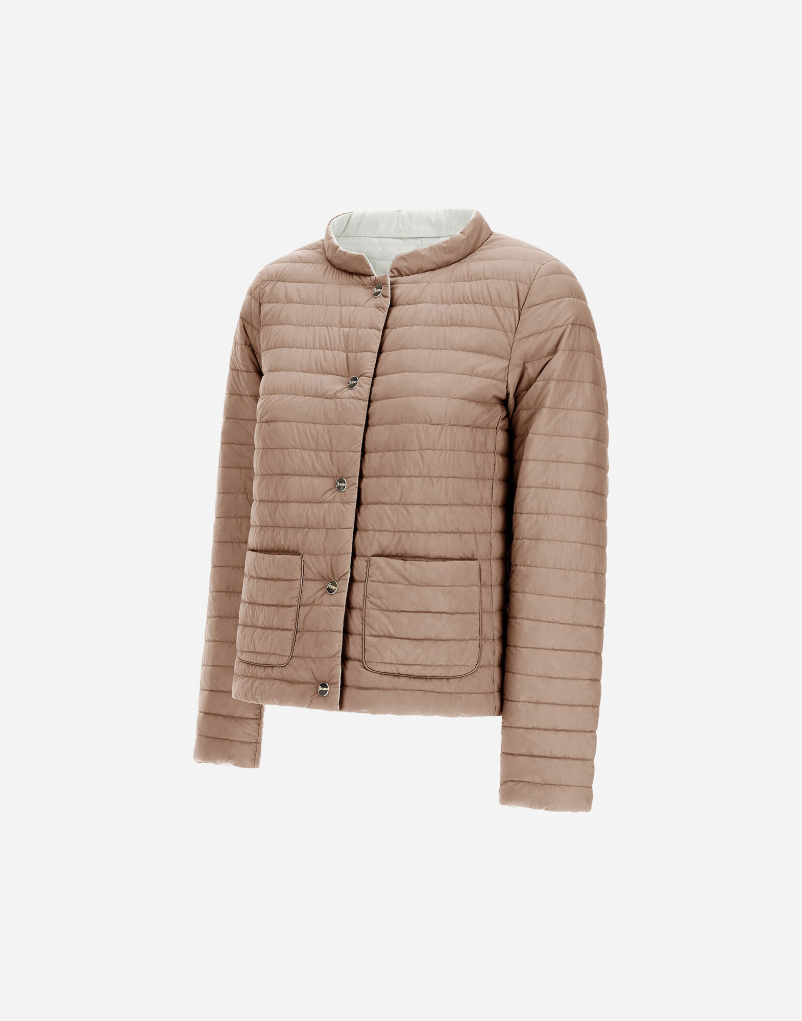 REVERSIBLE JACKET IN ECOAGE AND NYLON ULTRALIGHT